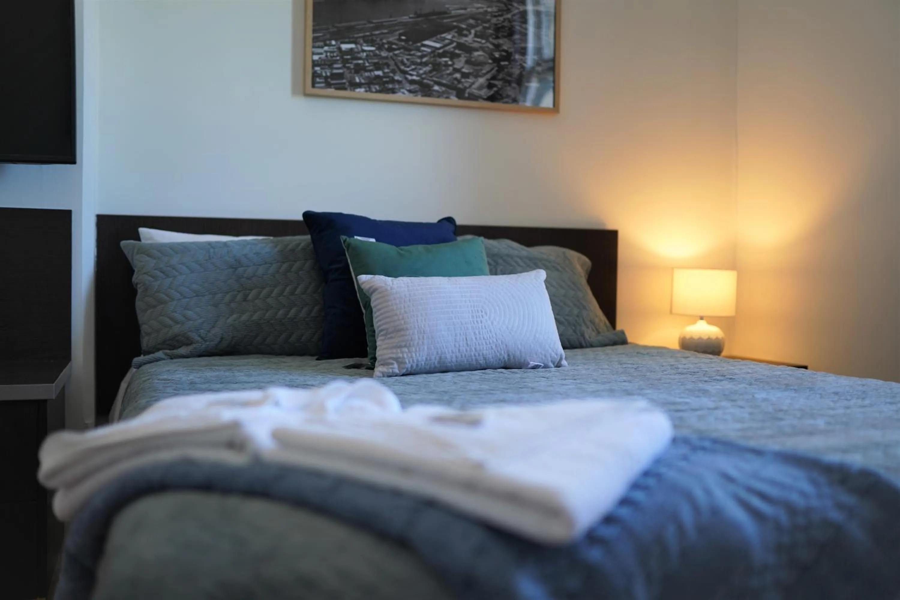 Bed in The Beaconsfield Hotel