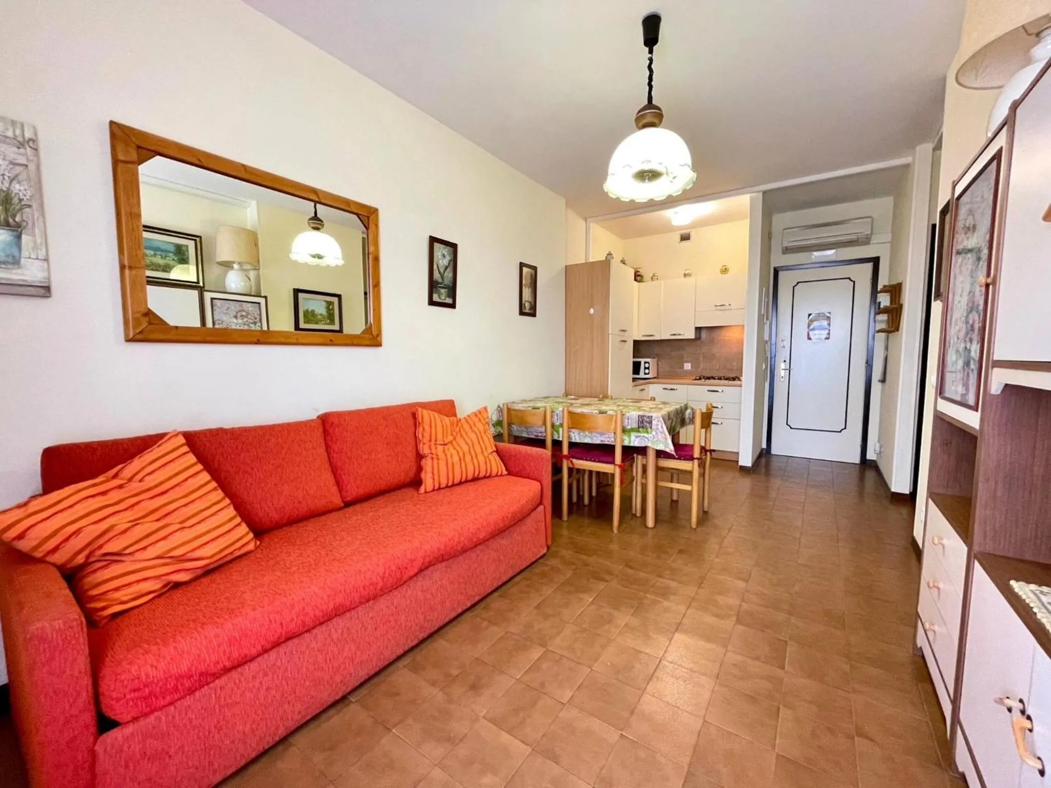 Living room in Flat with shared pool