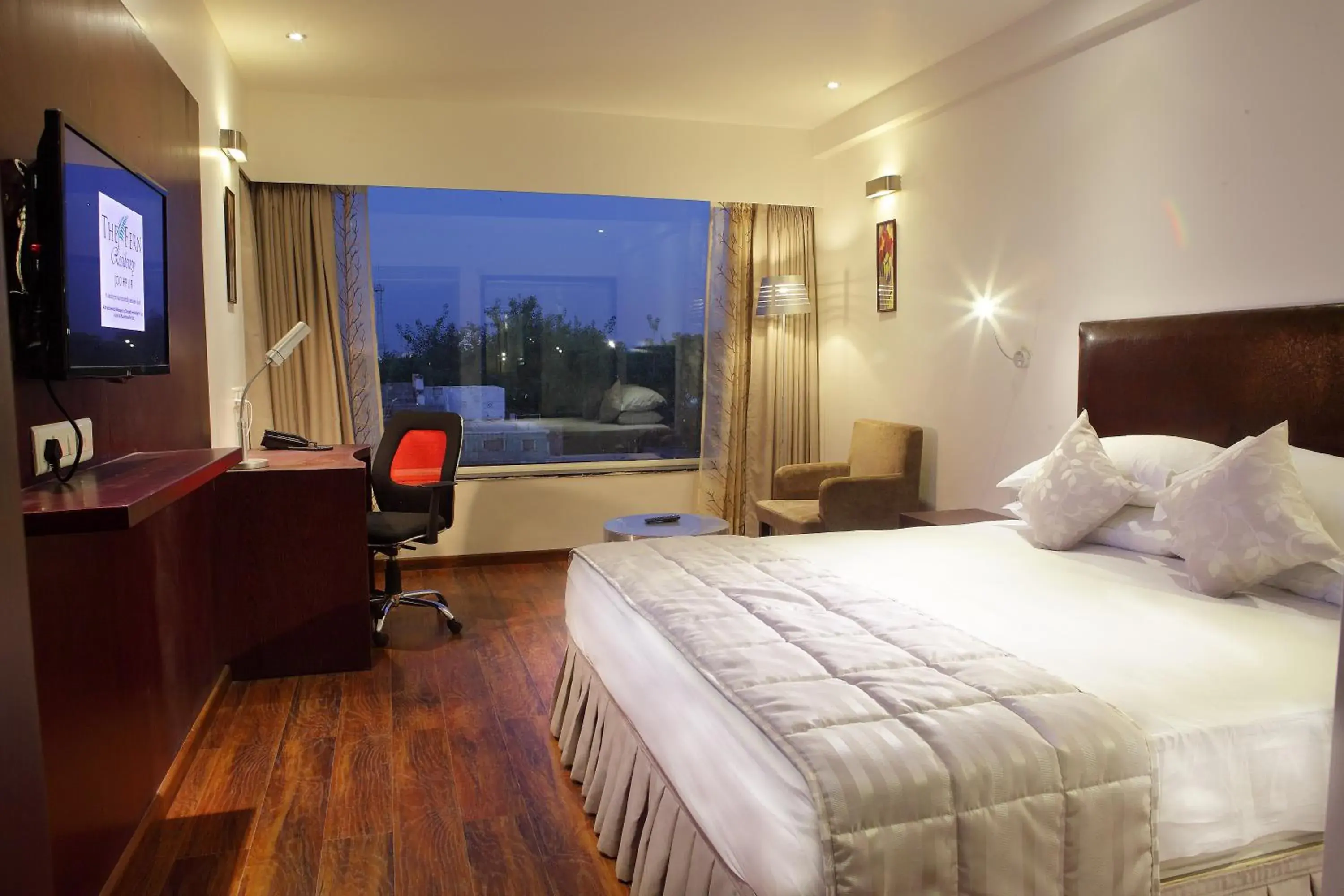 Decorative detail, Bed in Fern Residency Jodhpur Decorative detail, Bed in Fern Residency Jodhpur