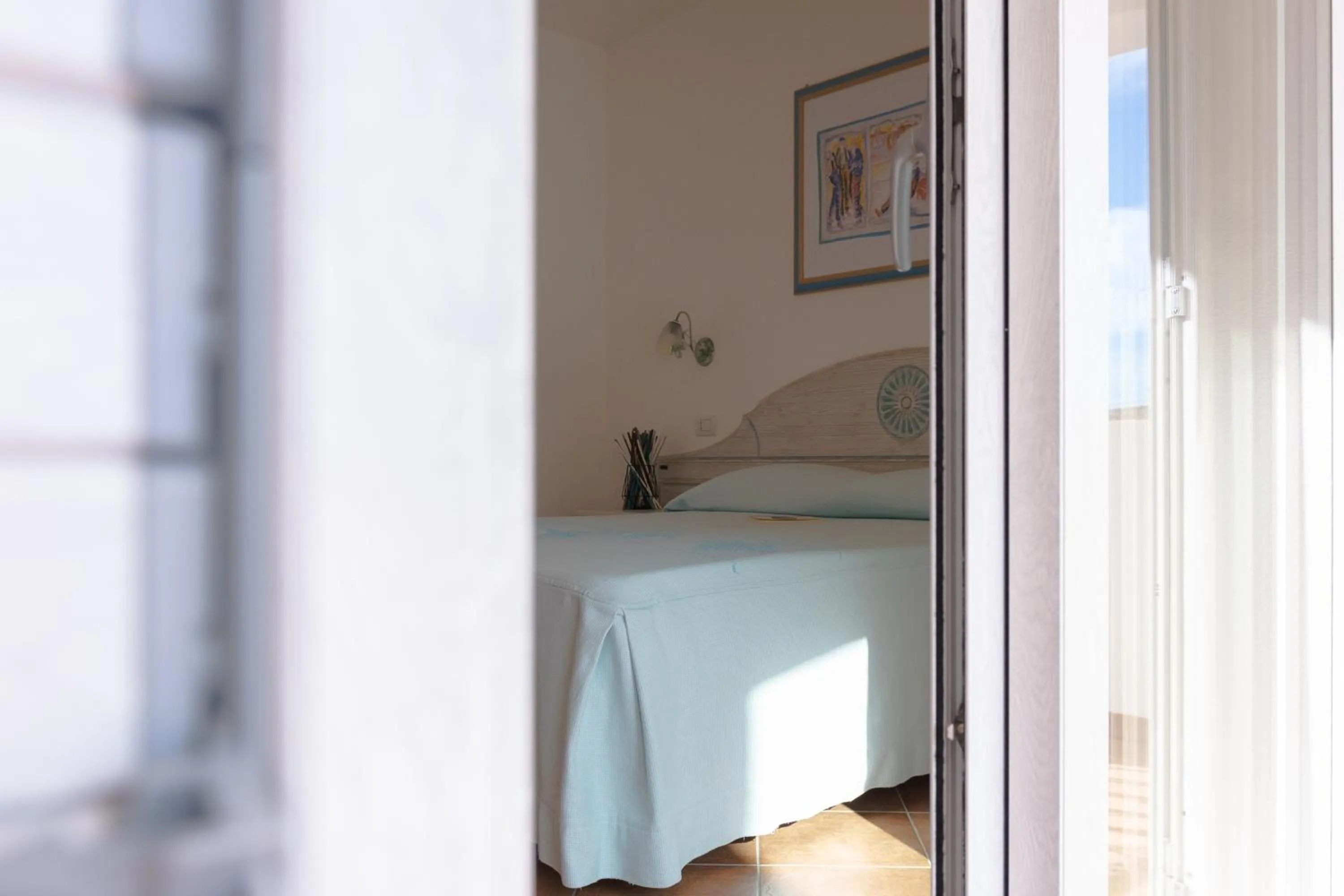 View (from property/room), Bed in Le Residenze del Golfo di Orosei