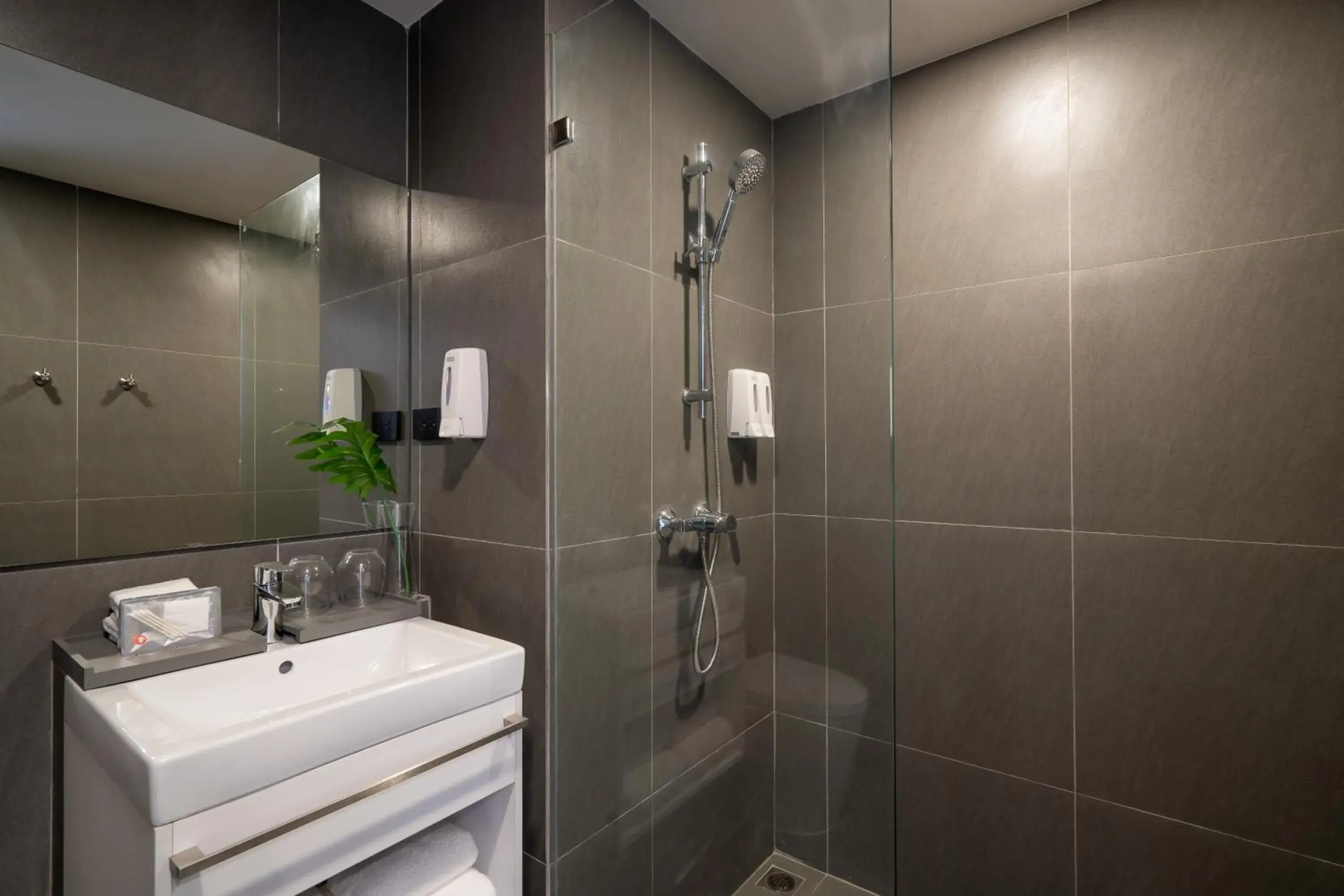 Bathroom in Travelodge Phuket Town Bathroom in Travelodge Phuket Town