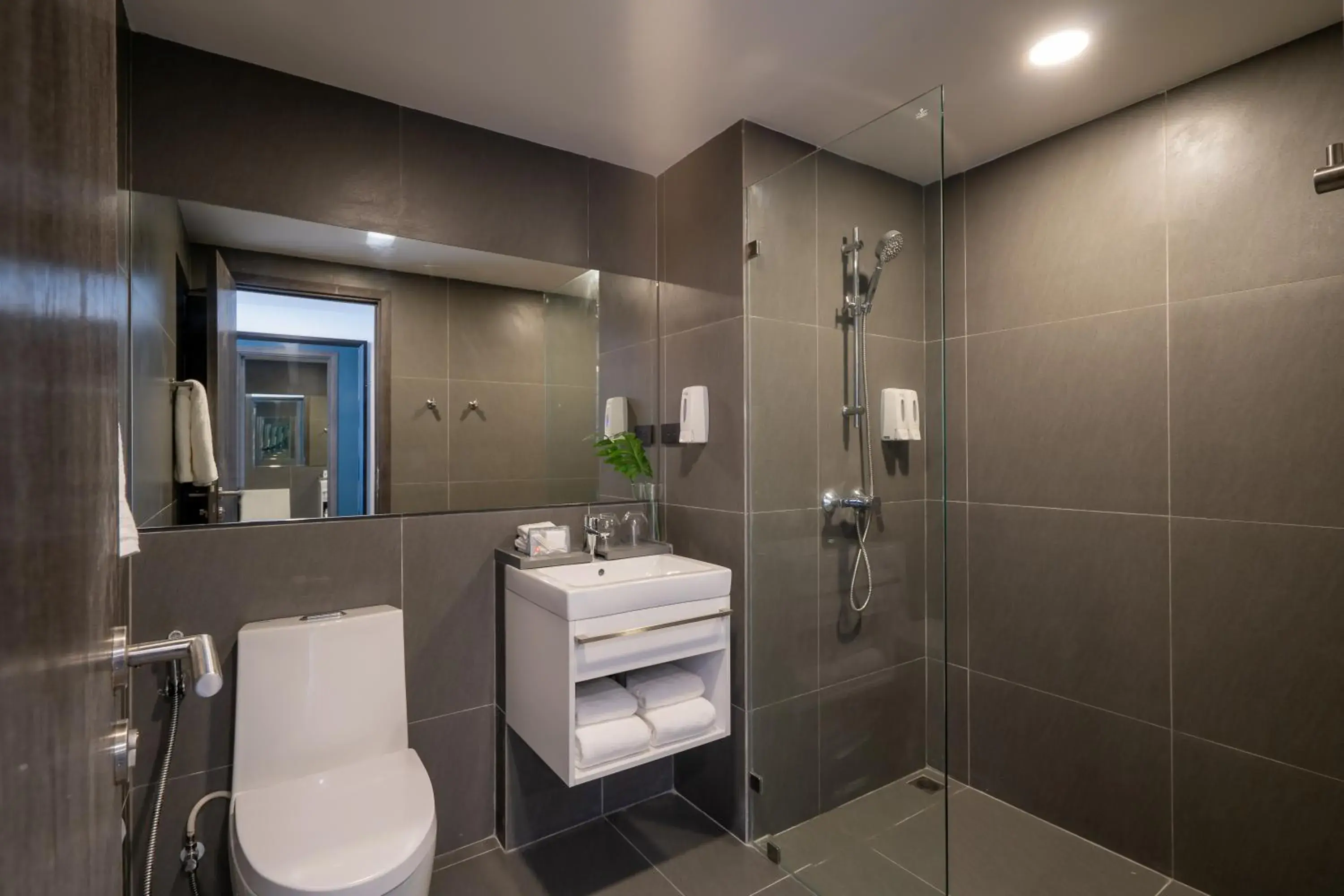 Bathroom in Travelodge Phuket Town Bathroom in Travelodge Phuket Town