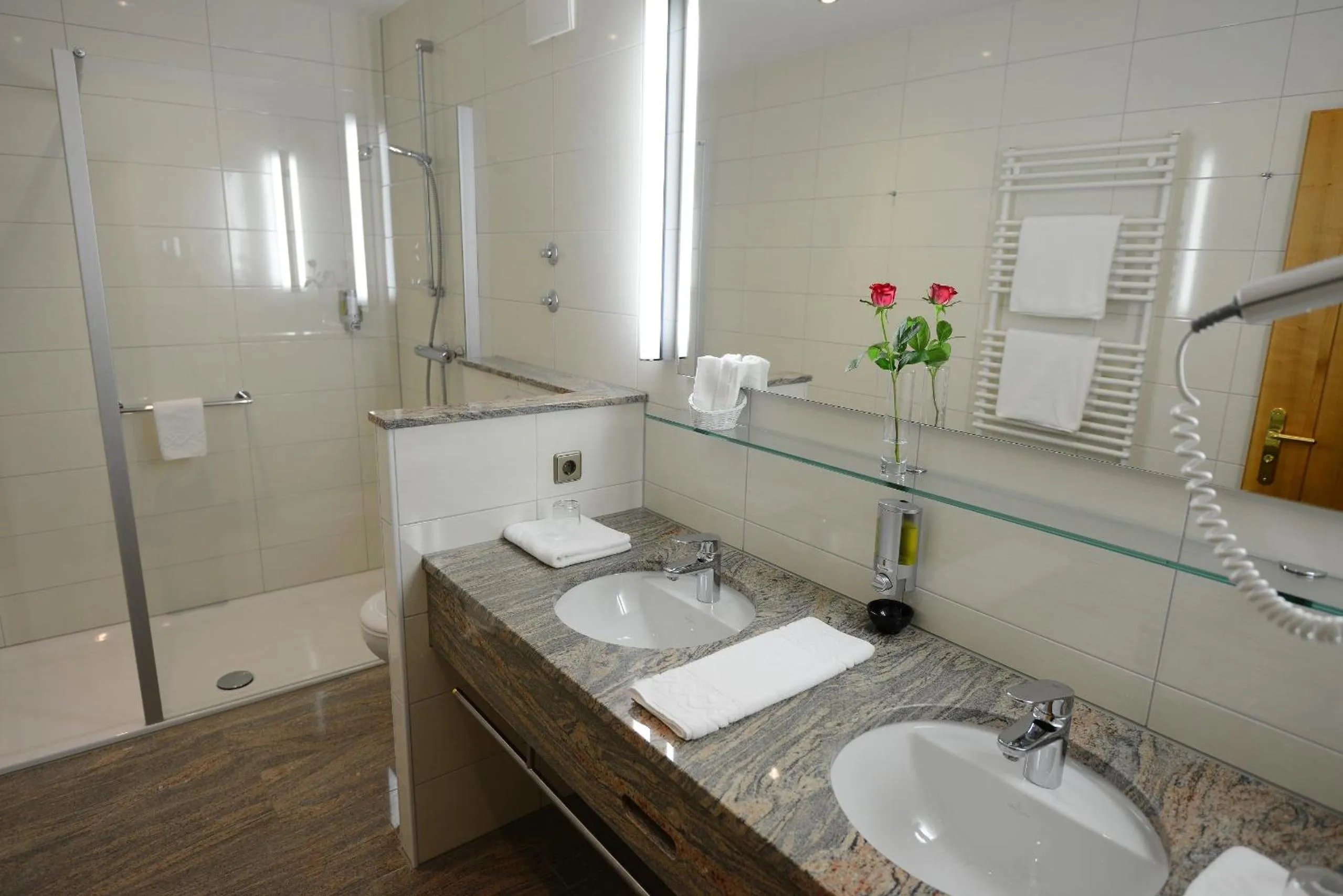 Bathroom in Möhringers Schwarzwald Hotel