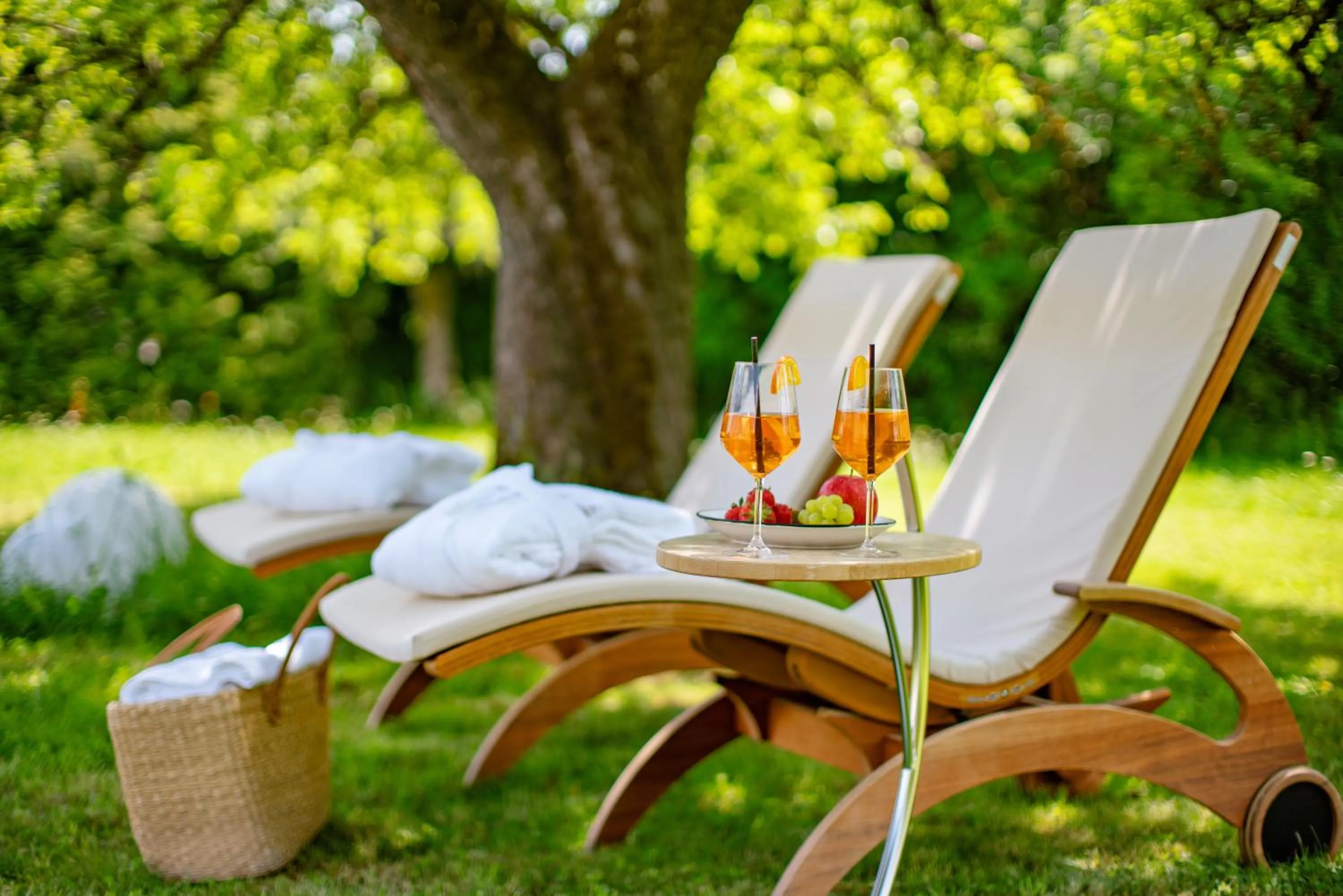 sunbed in Möhringers Schwarzwald Hotel