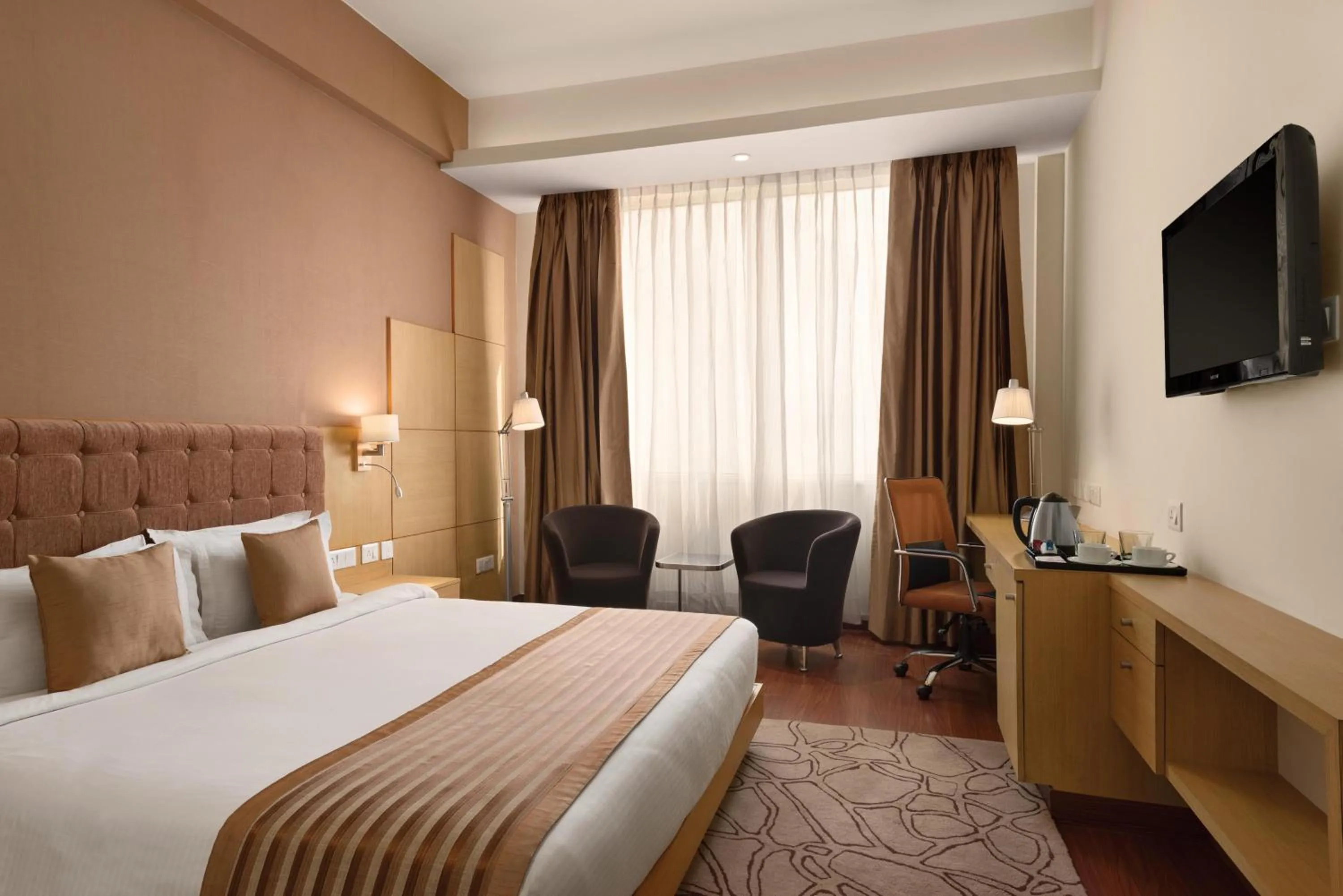 Bedroom, Bed in Ramada Neemrana