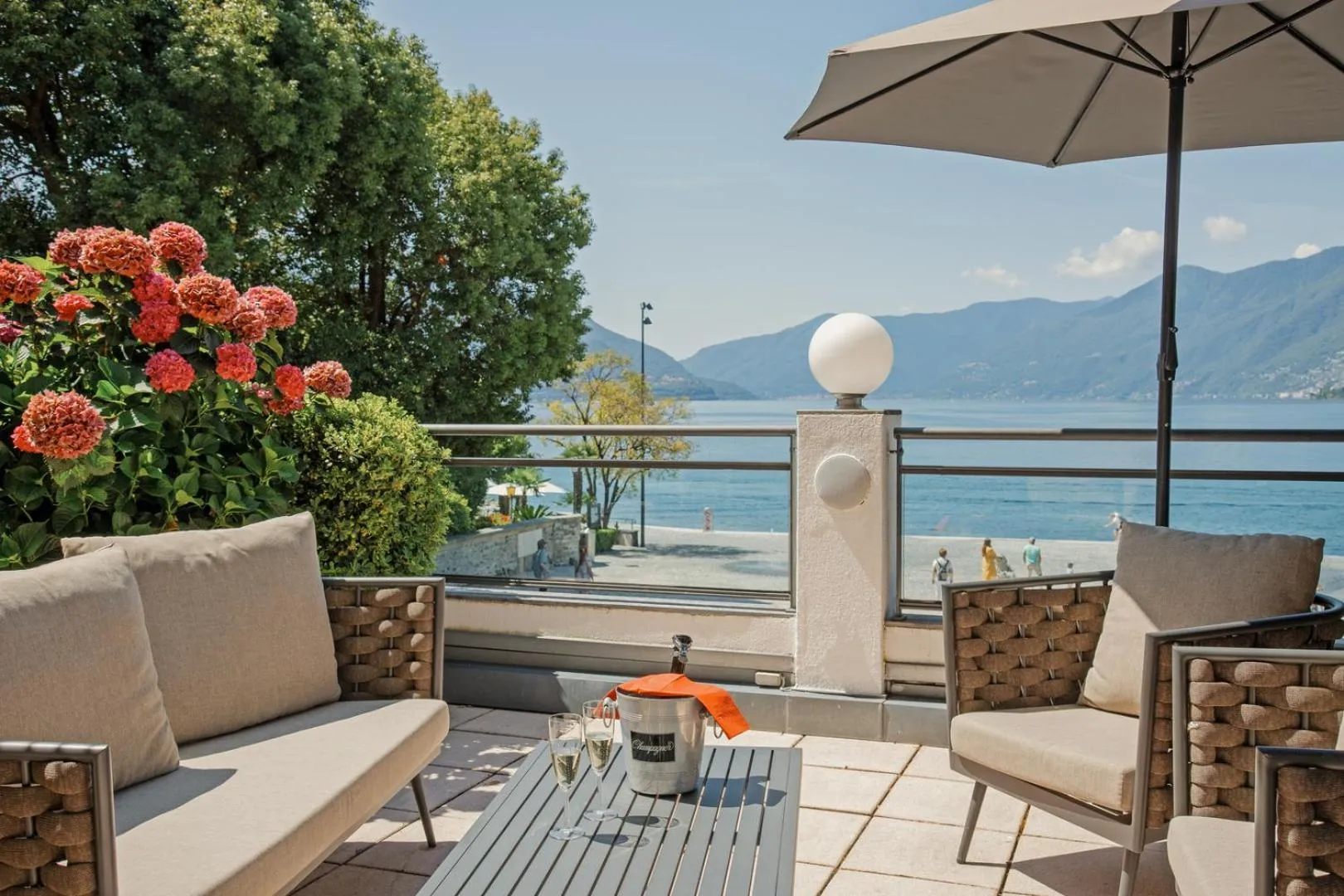 View (from property/room) in Hotel la Meridiana, Lake & SPA