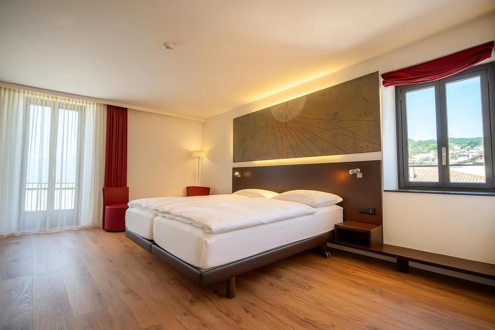 Bedroom, Bed in Hotel la Meridiana, Lake & SPA