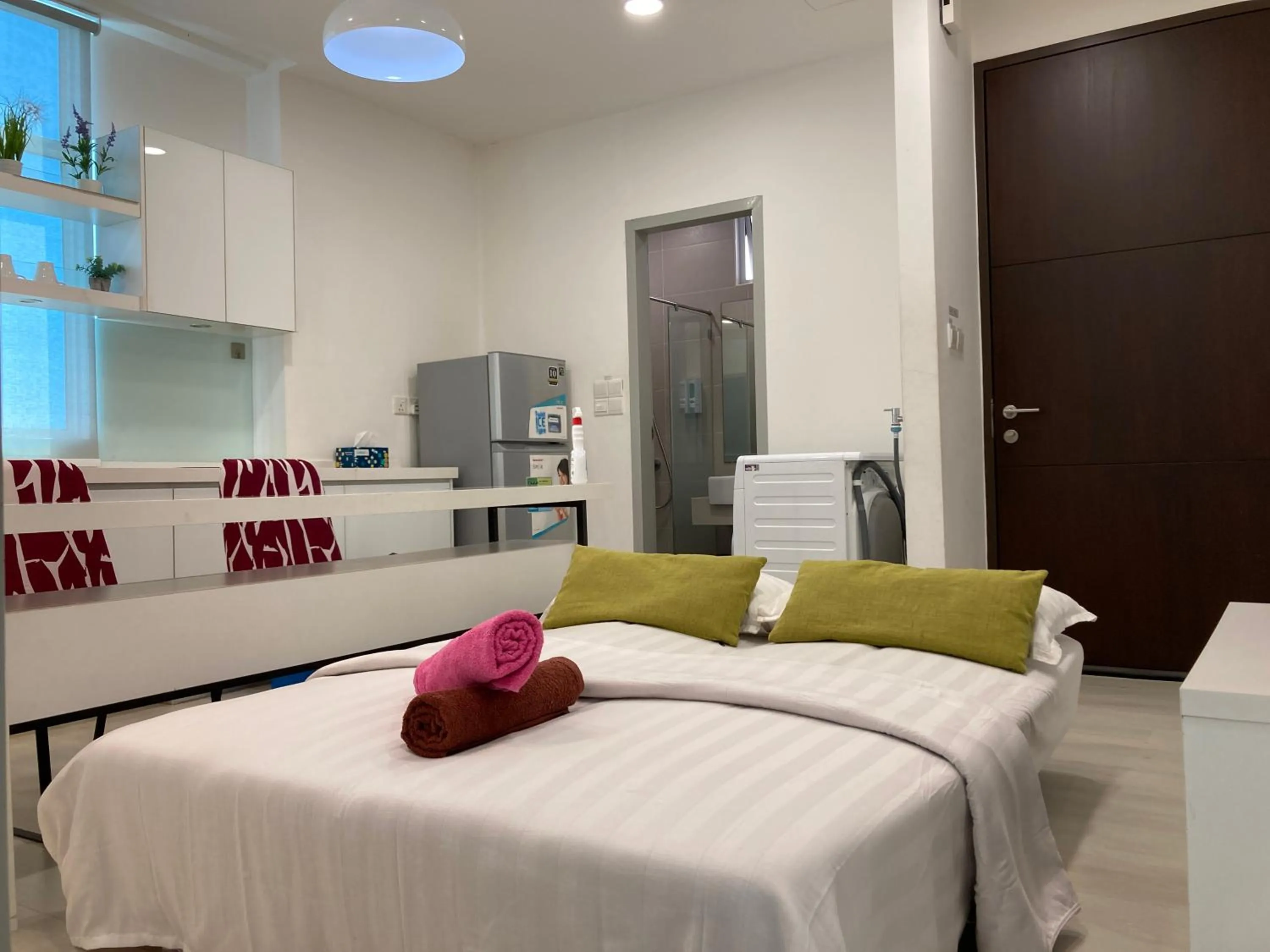 Bed in Straits Garden Suite Jelutong Georgetown