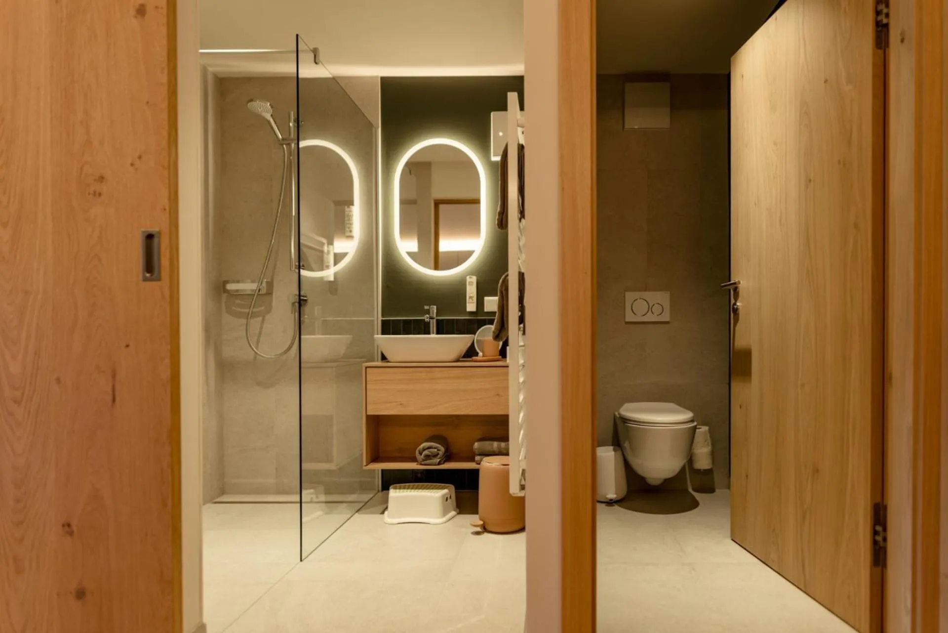 Bathroom in Familienhotel Felsenhof