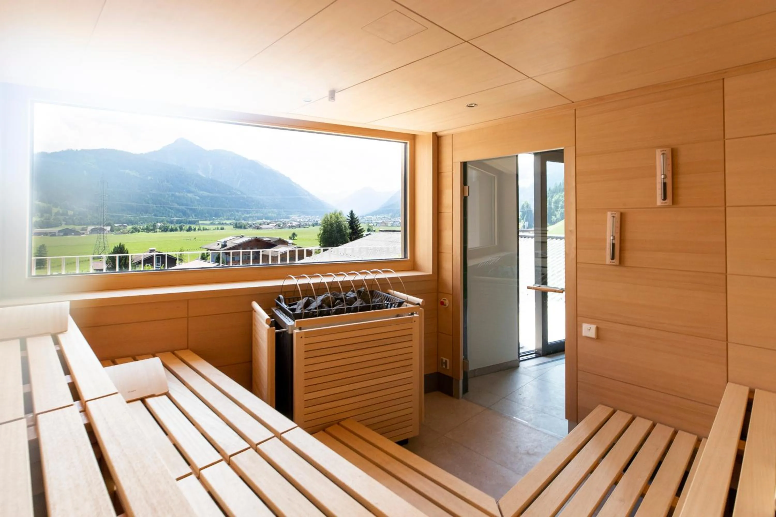 Sauna in Familienhotel Felsenhof