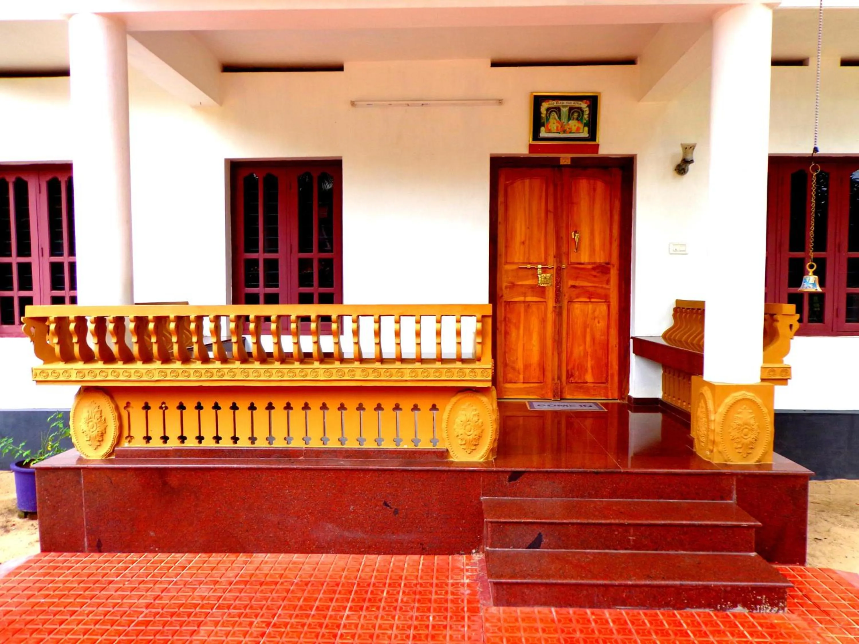 Facade/entrance in Achayans Homestay Mararikulam