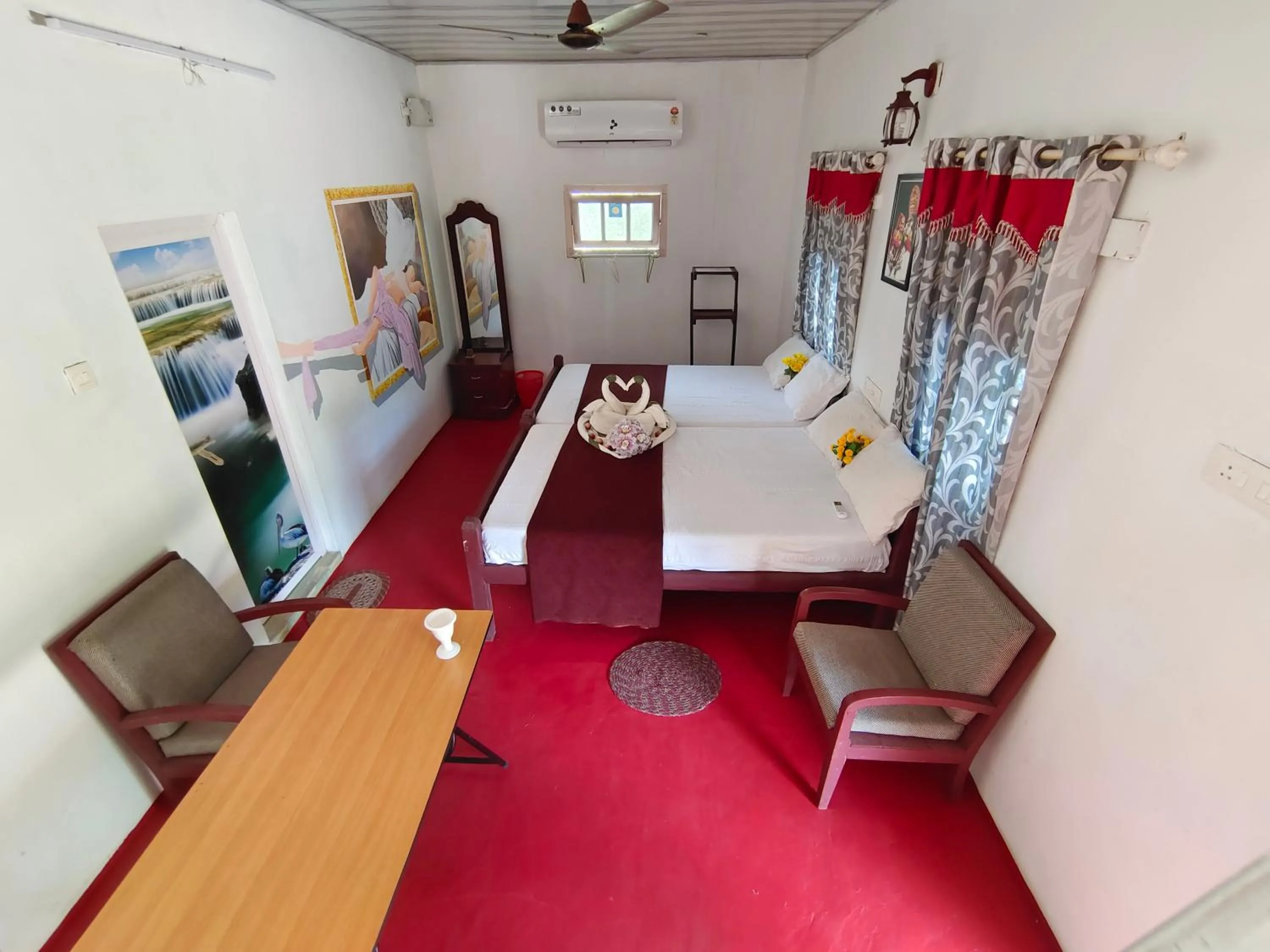 Bed in Achayans Homestay Mararikulam