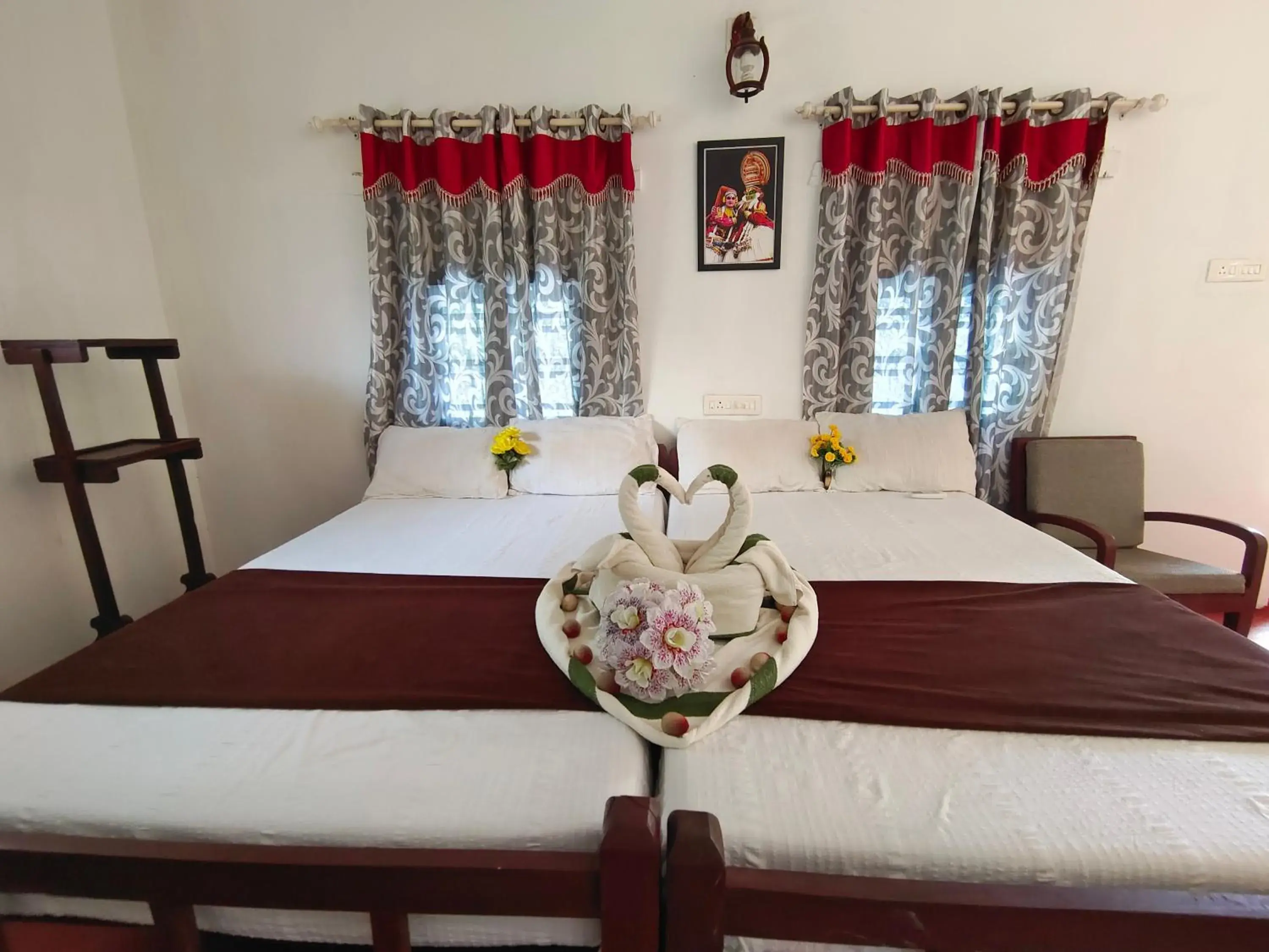 Bed in Achayans Homestay Mararikulam Bed in Achayans Homestay Mararikulam