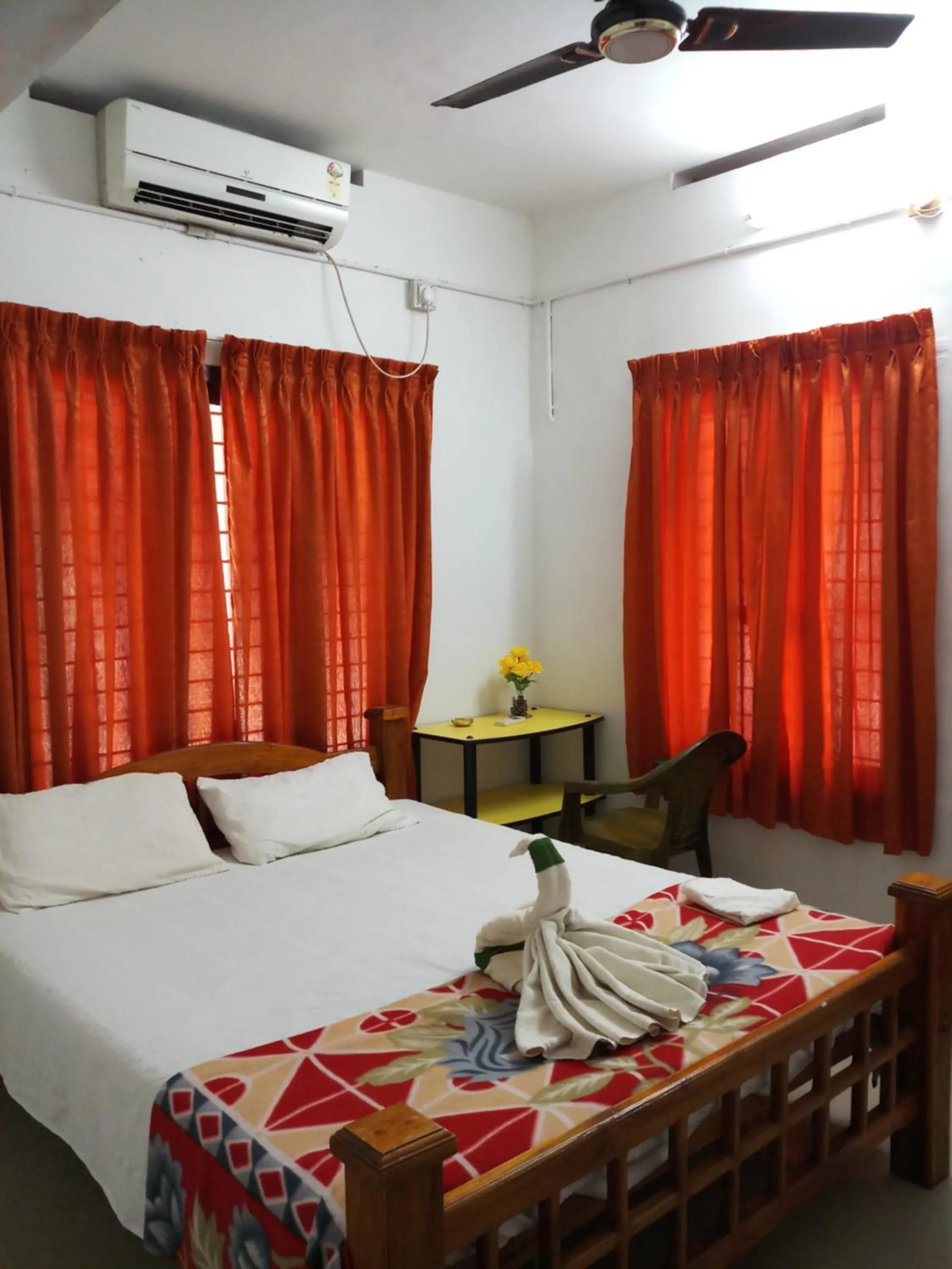 Bed in Achayans Homestay Mararikulam