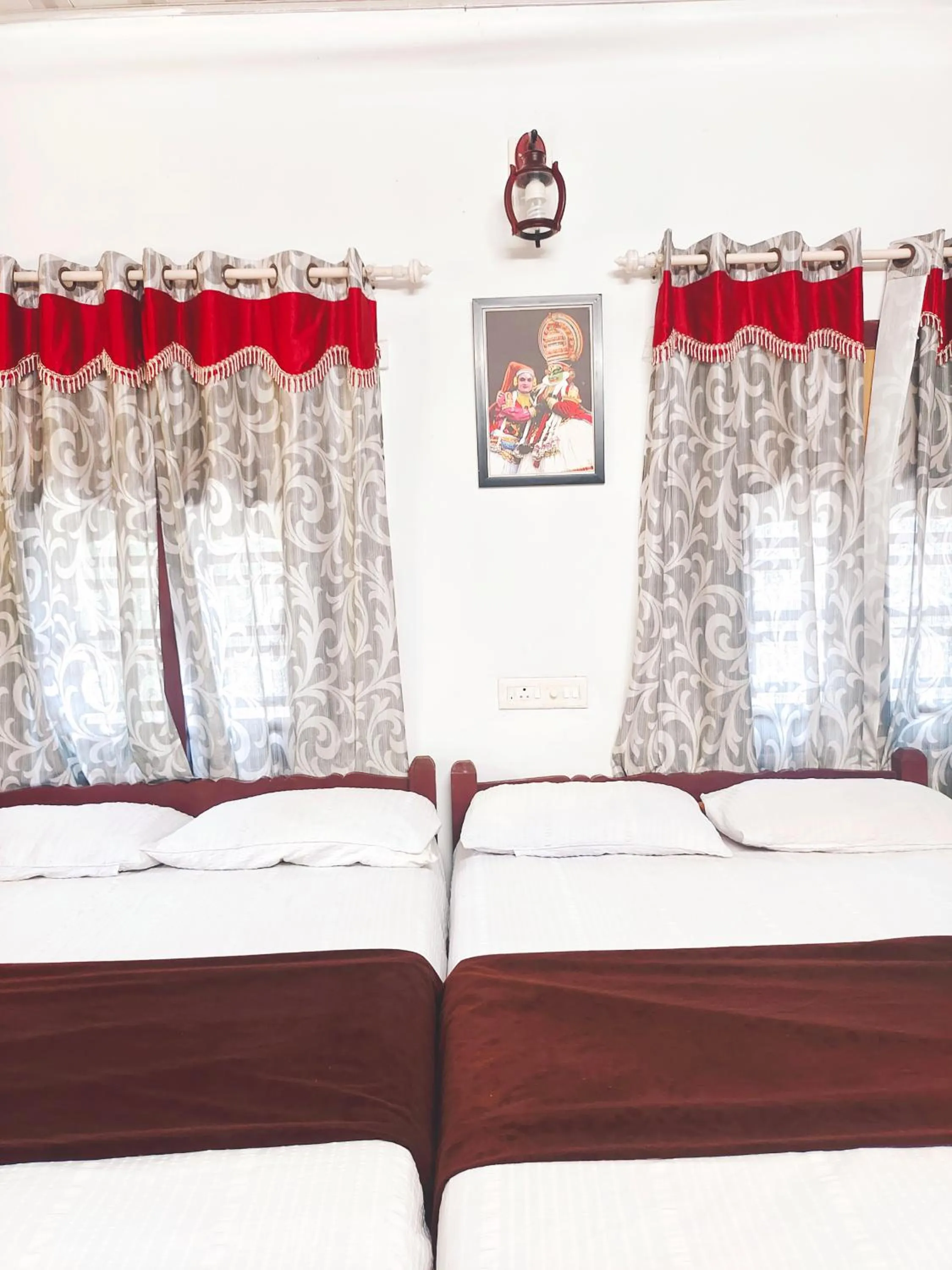 Bed in Achayans Homestay Mararikulam