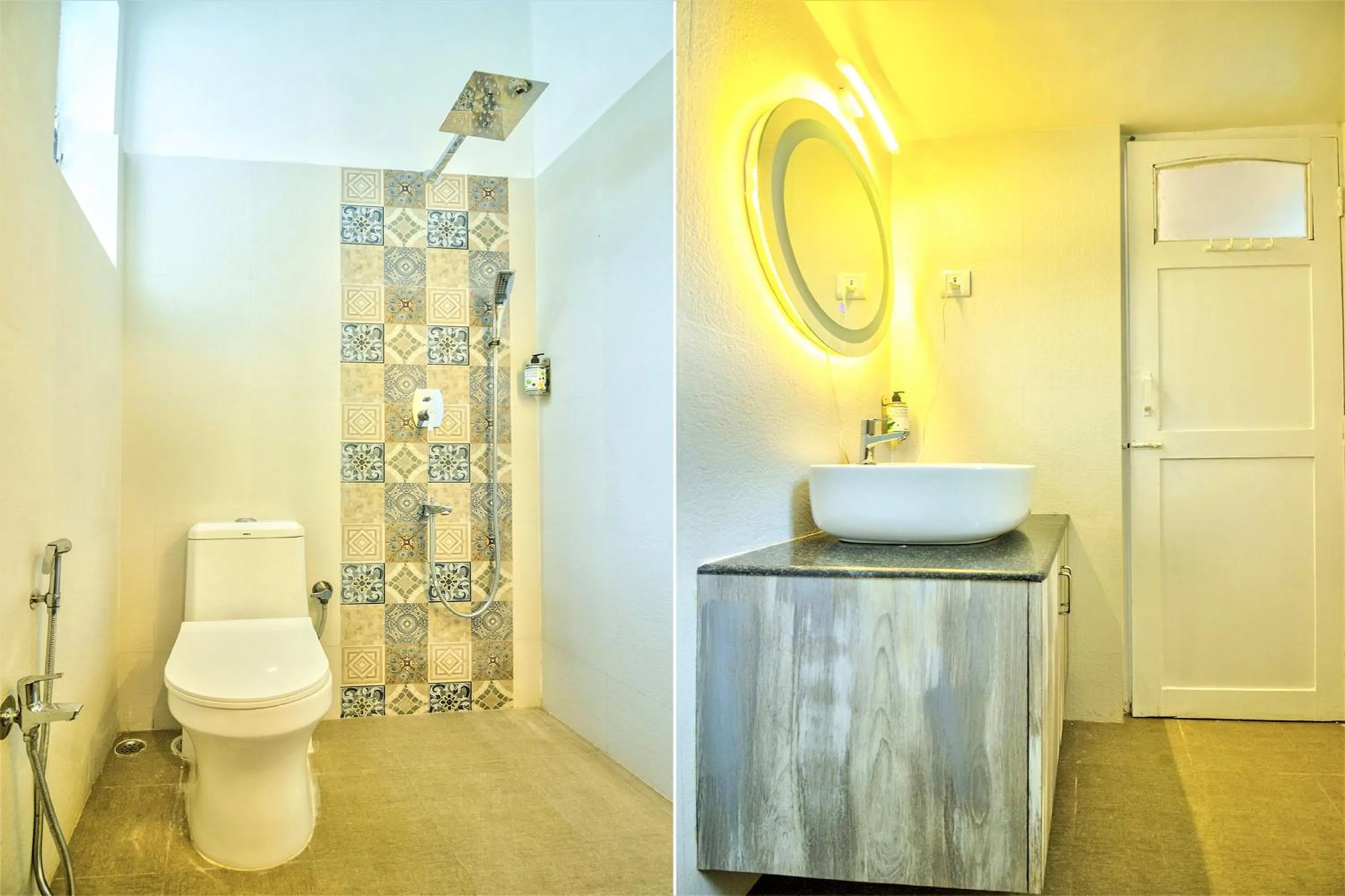 Toilet in Santa Monica Resort - Calangute