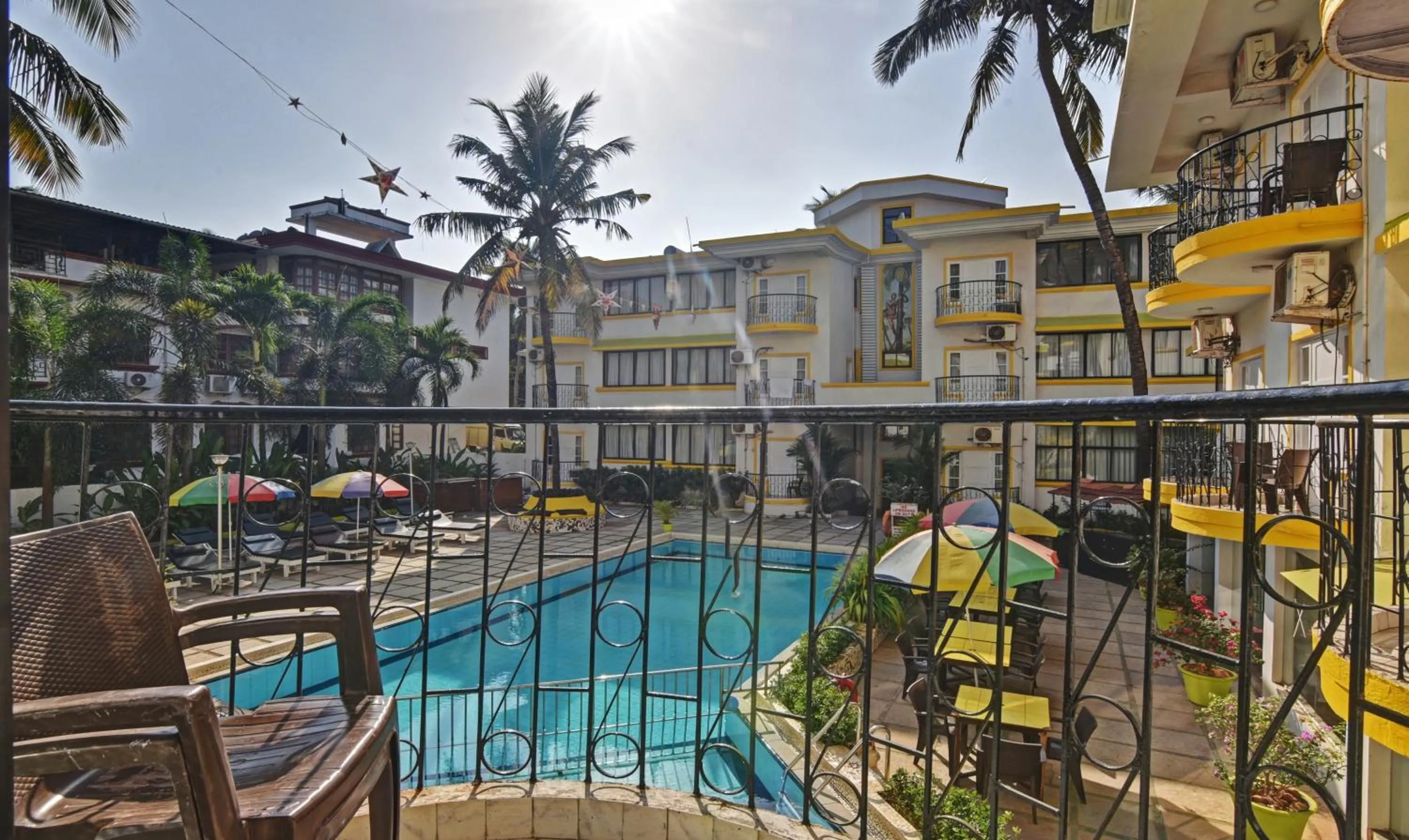 Balcony/Terrace in Santa Monica Resort - Calangute