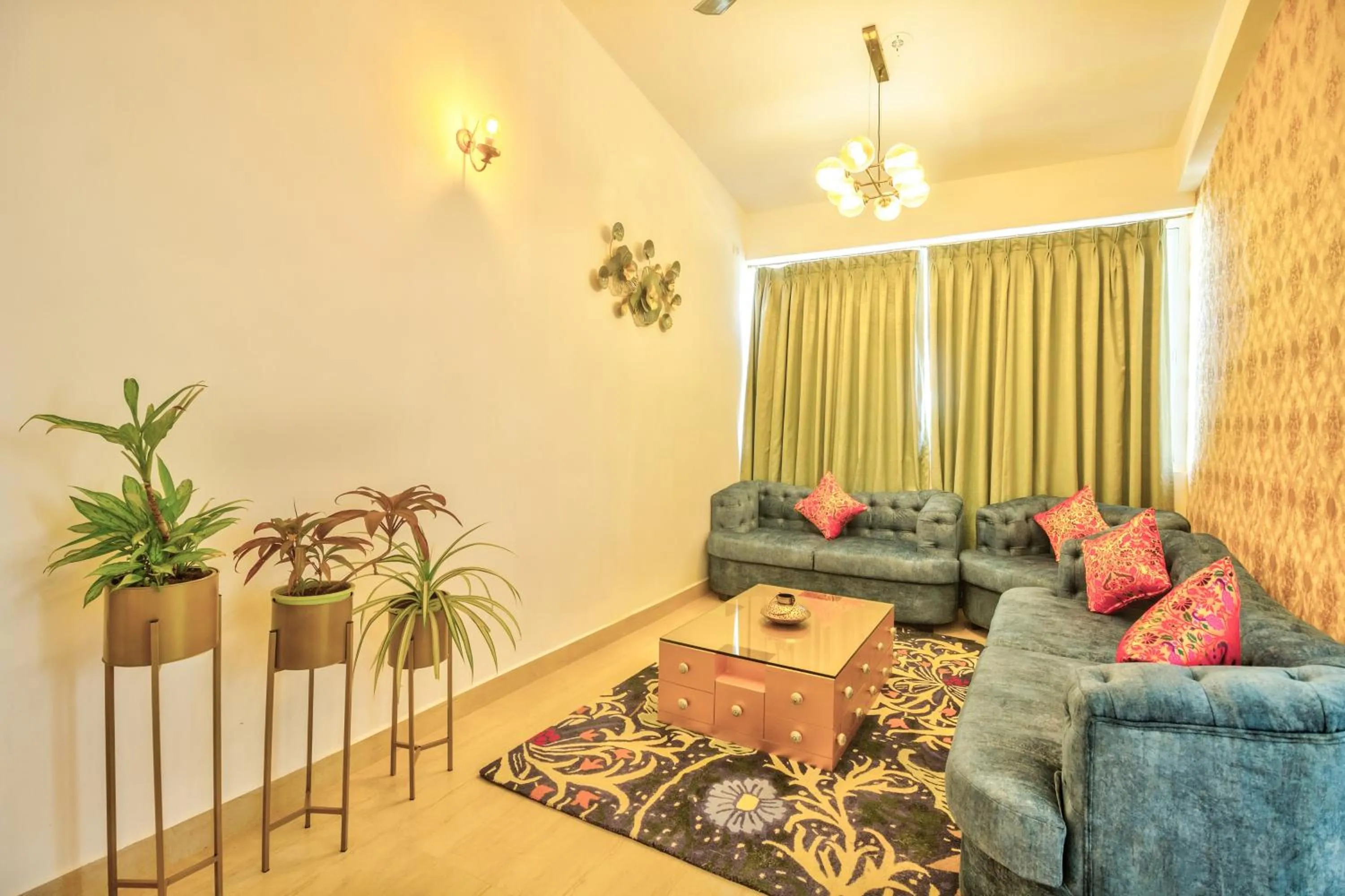 Living room in Santa Monica Resort - Calangute