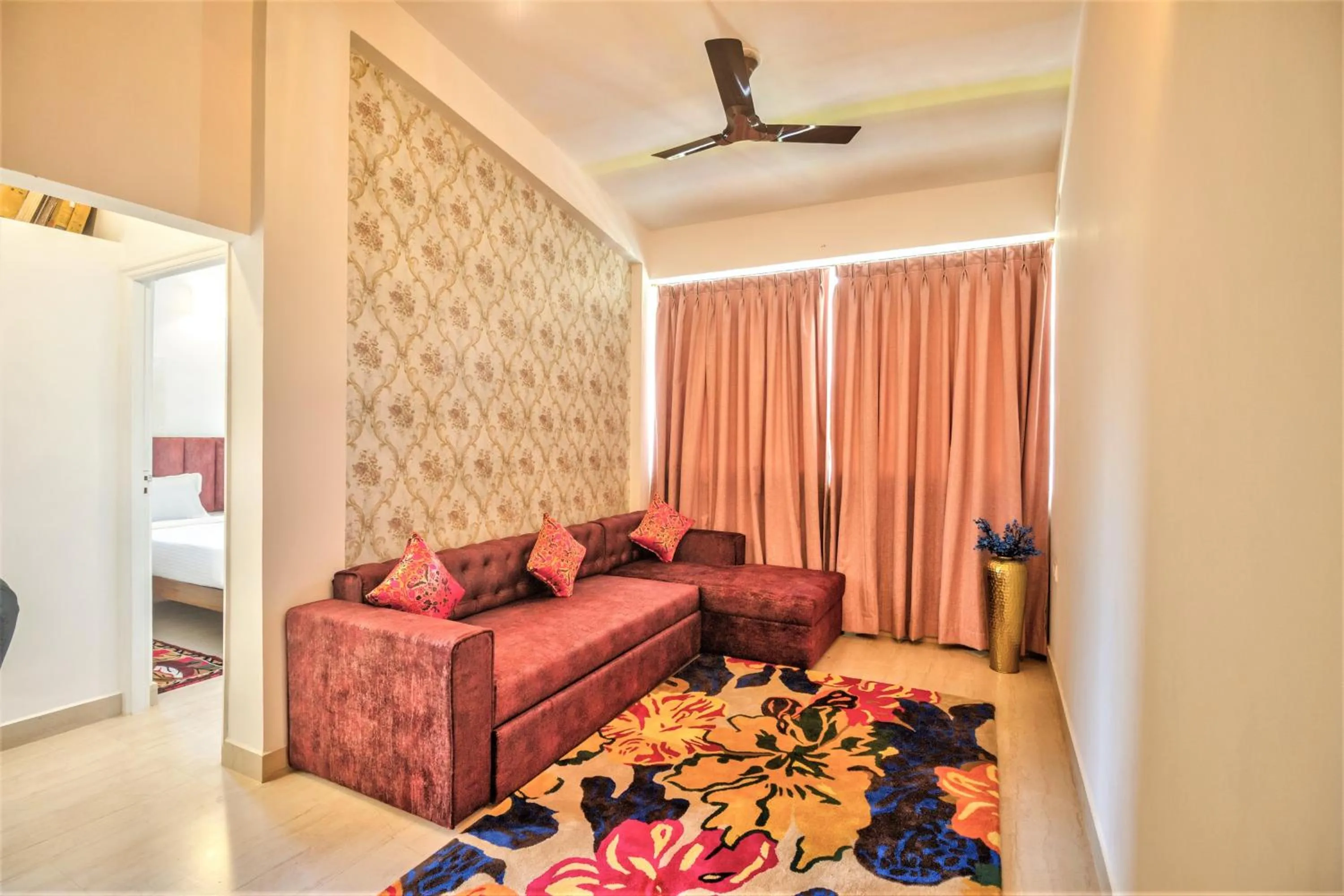 Living room in Santa Monica Resort - Calangute