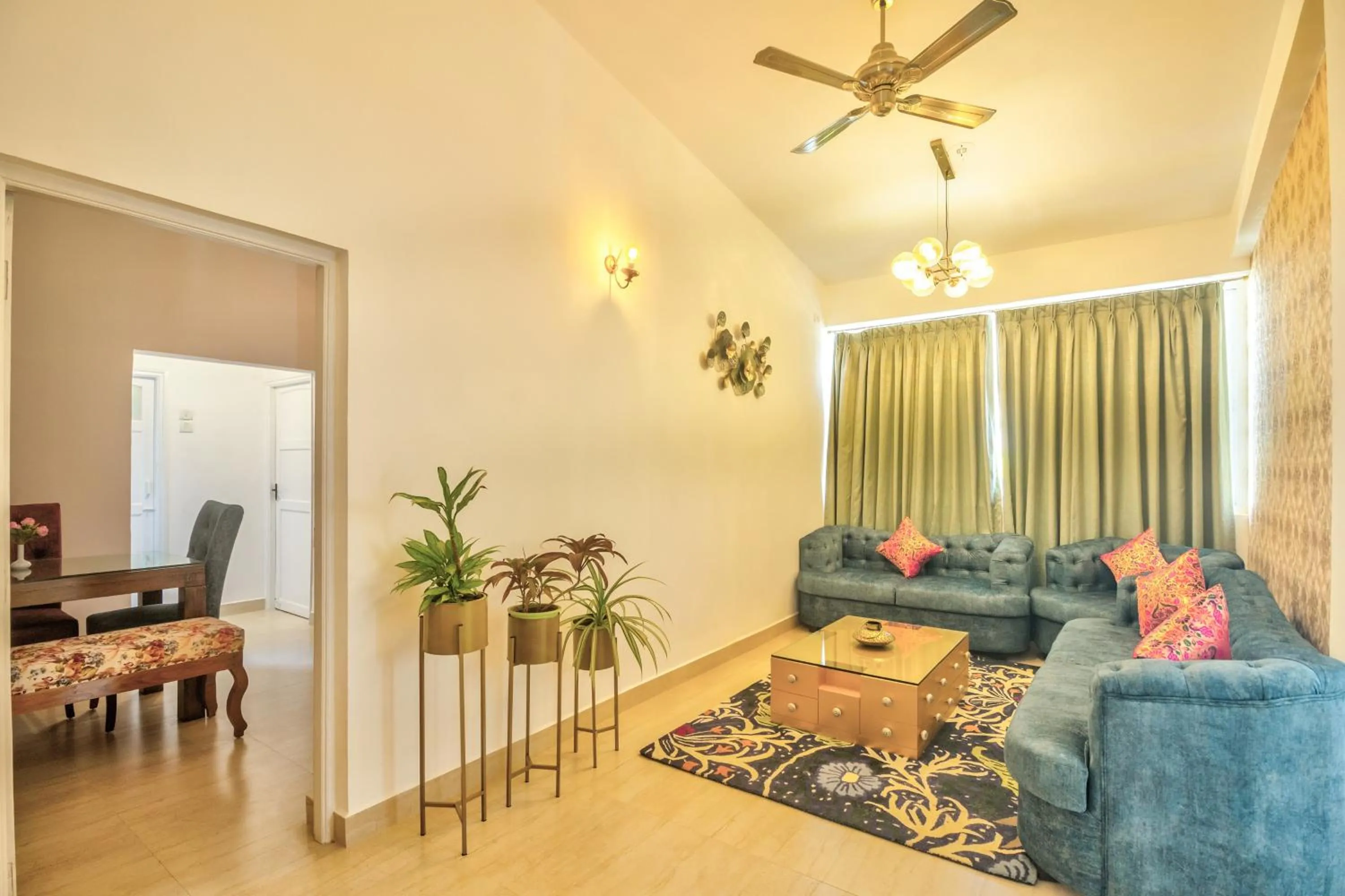 Living room in Santa Monica Resort - Calangute