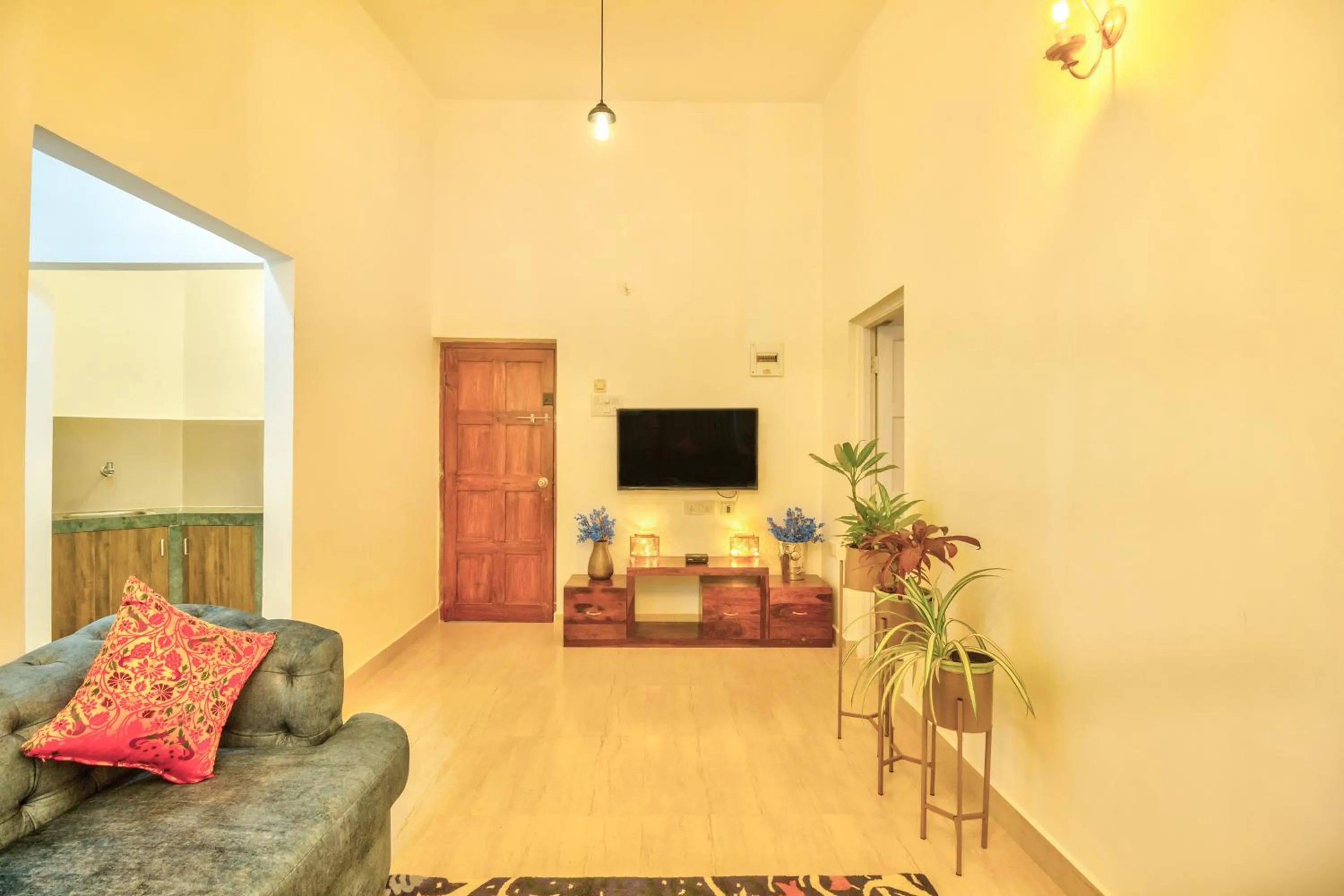 Living room in Santa Monica Resort - Calangute