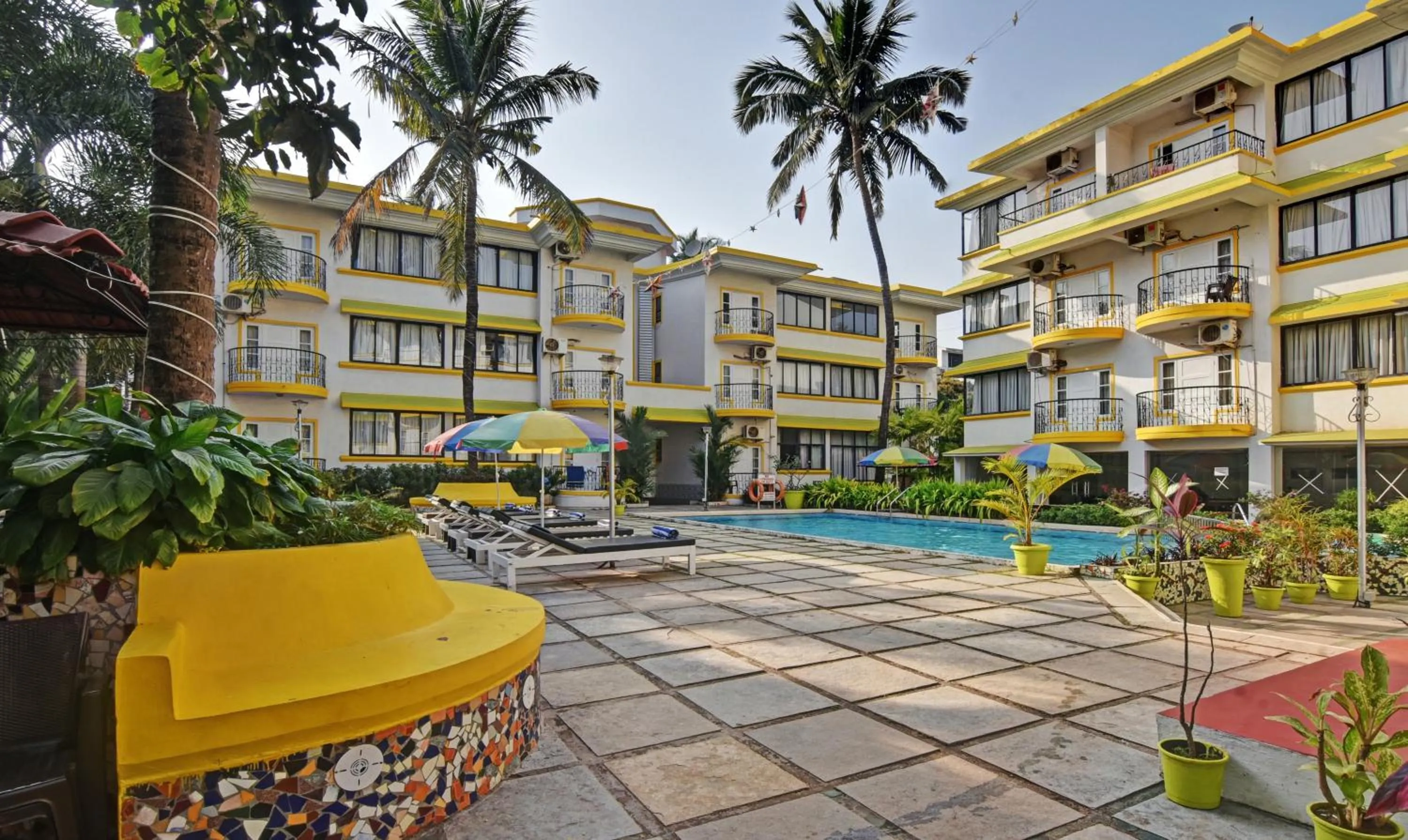 Property building in Santa Monica Resort - Calangute