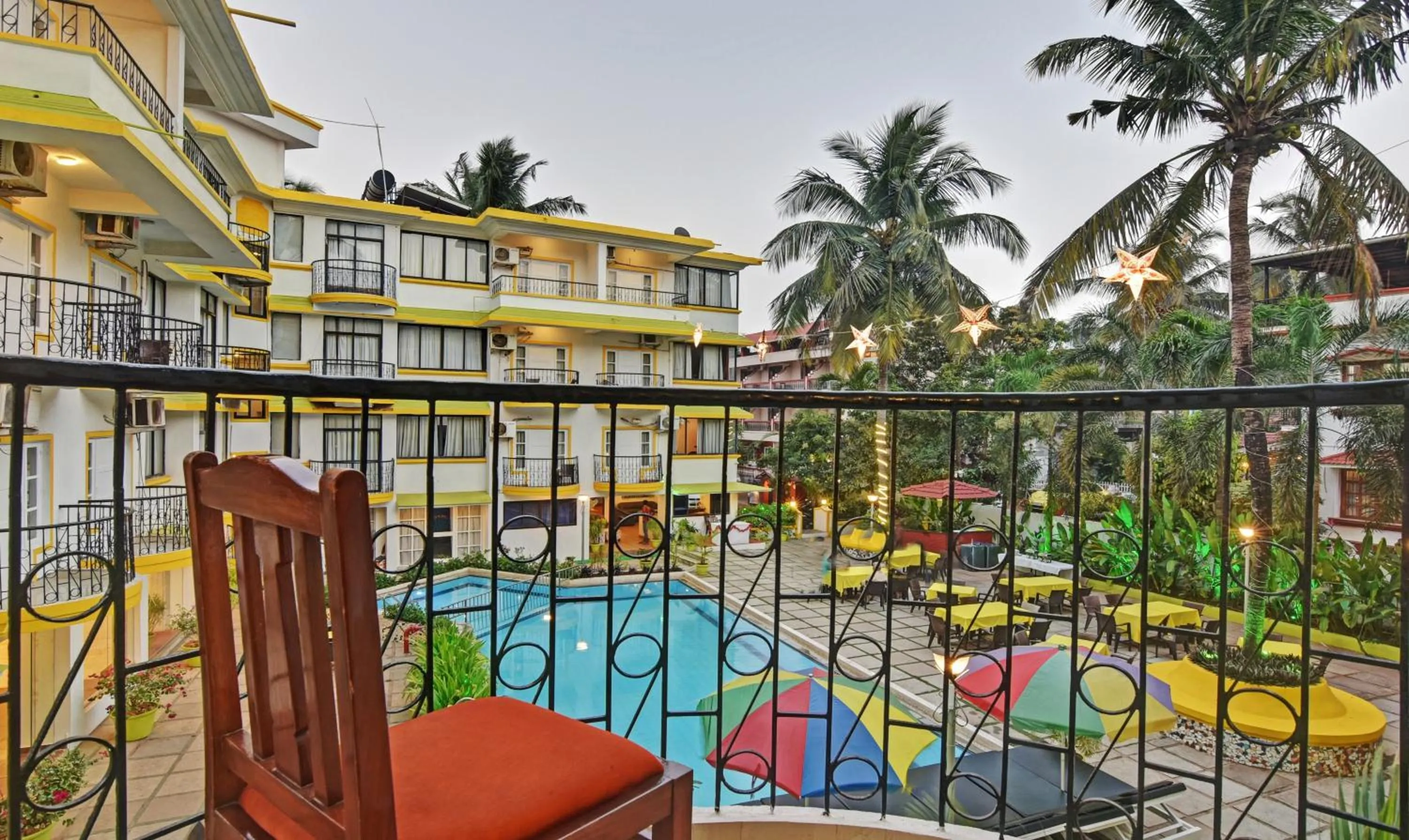 View (from property/room) in Santa Monica Resort - Calangute