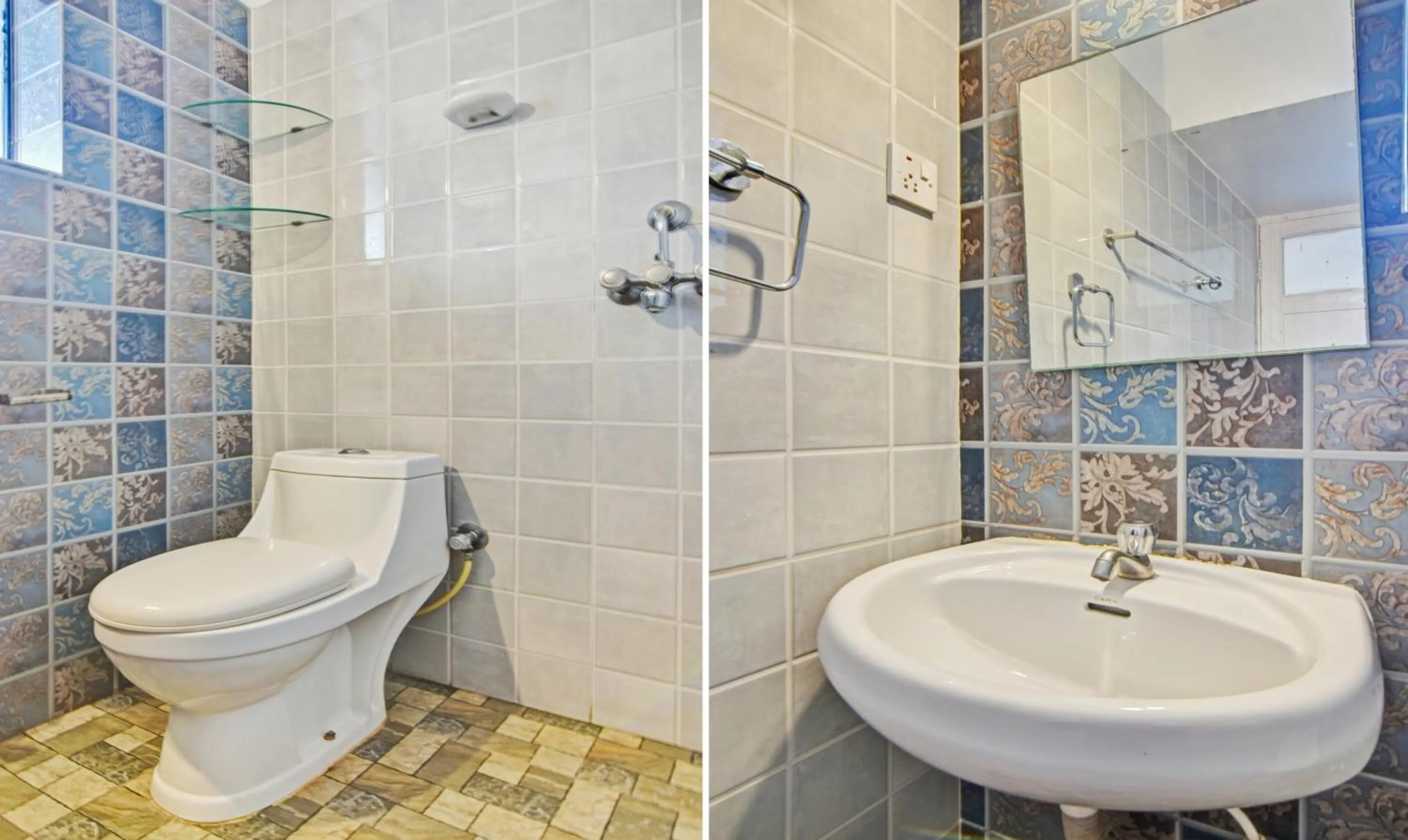 Toilet in Santa Monica Resort - Calangute