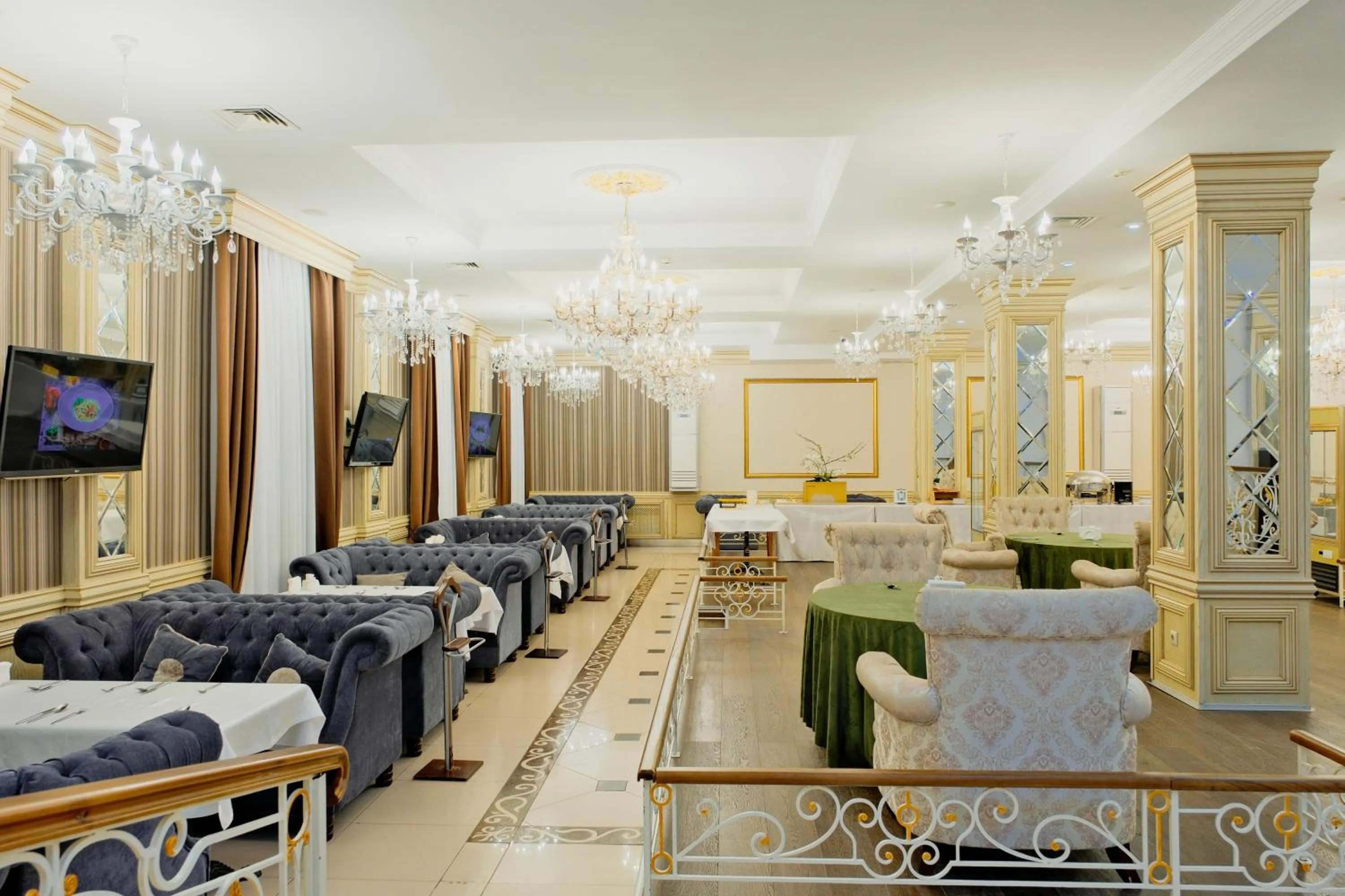 Seating area in ATB Grand Hotel