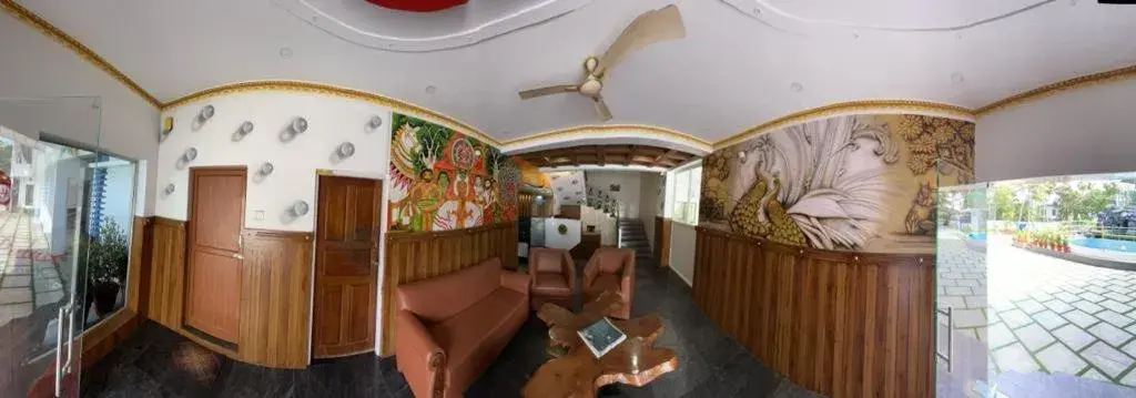 Lobby or reception in Lake Palace Family Resort Kumarakom Lobby or reception in Lake Palace Family Resort Kumarakom