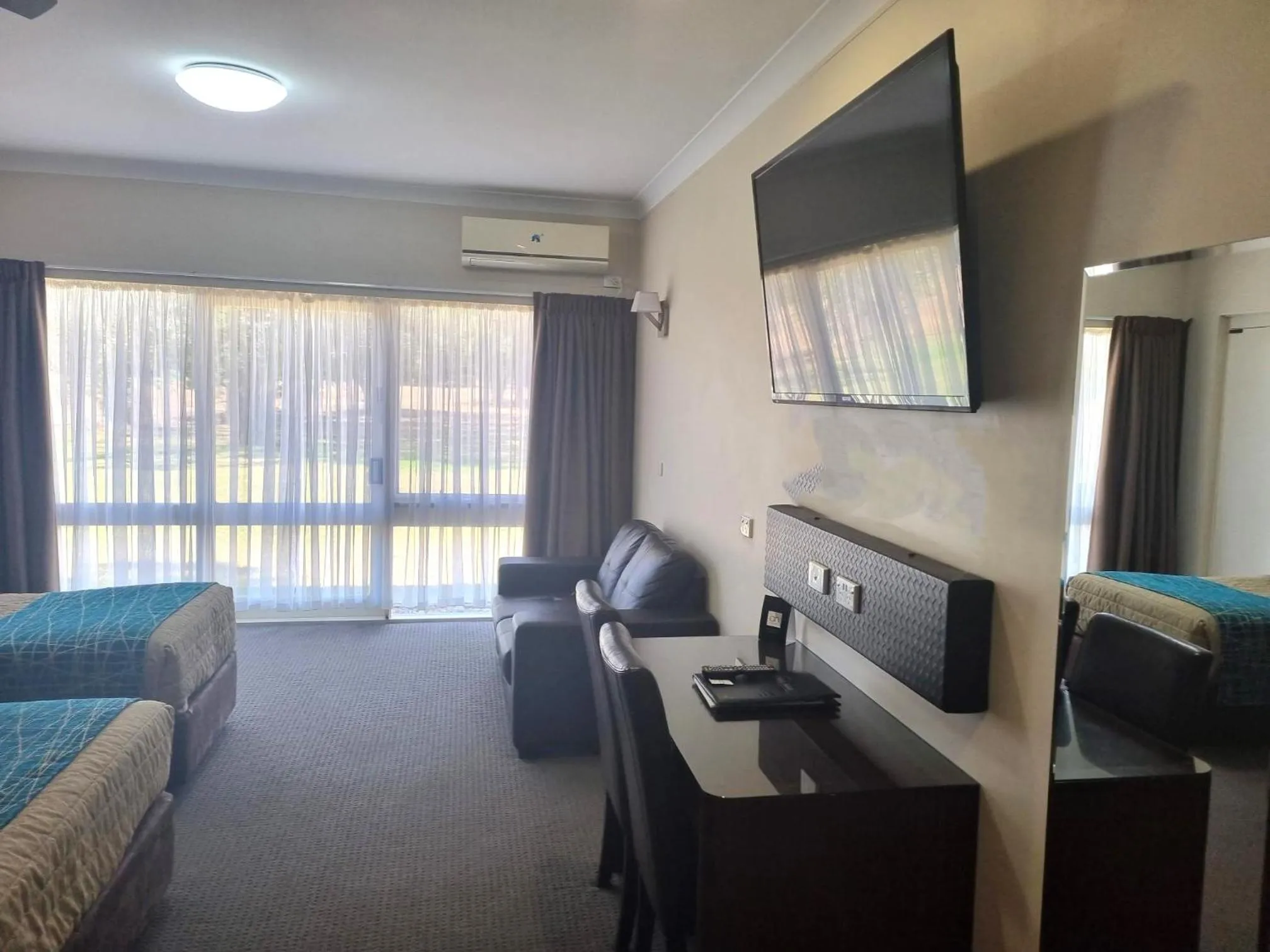 Seating area in Australian Homestead Motor Lodge