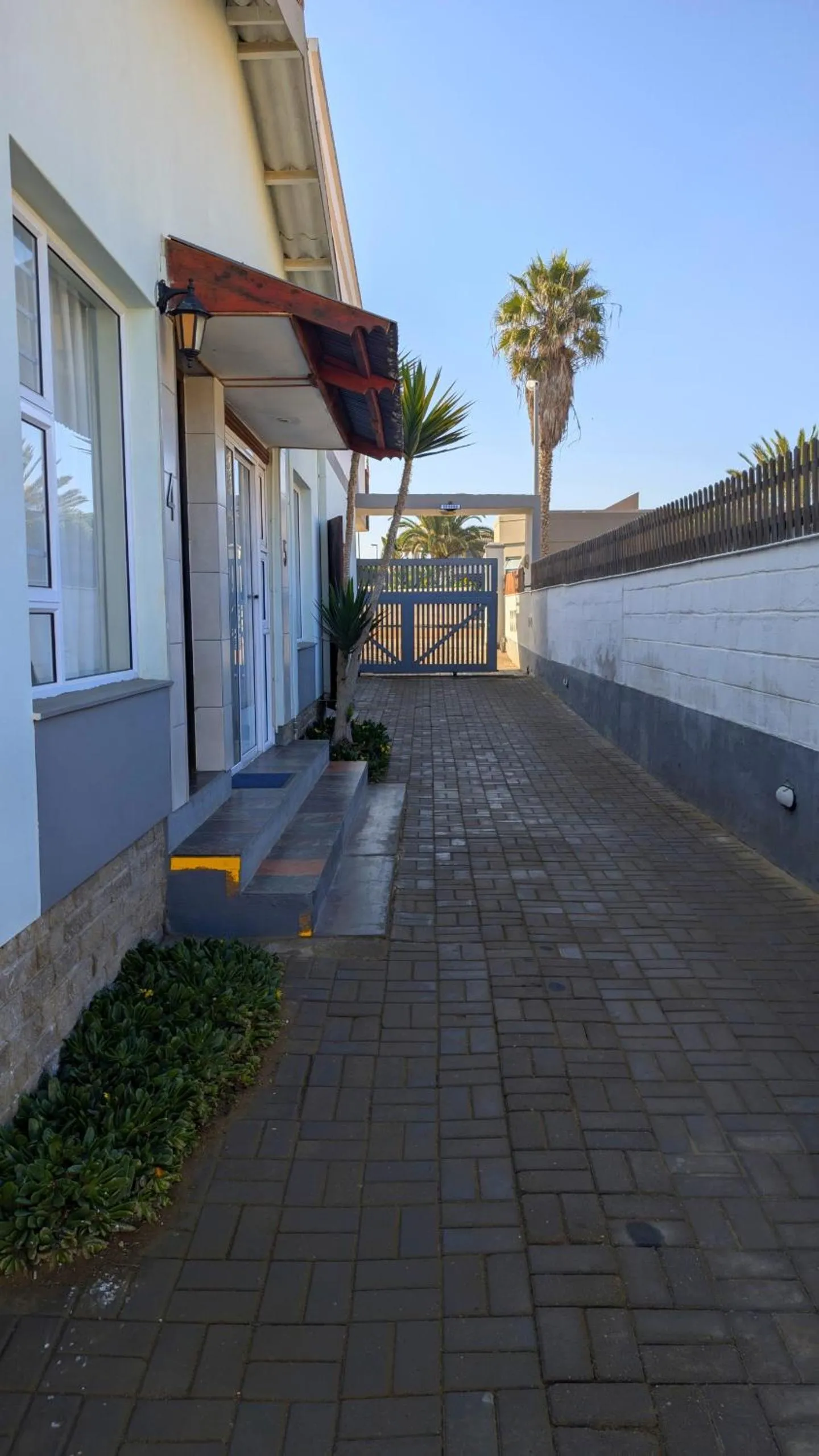 Inner courtyard view in Amarachi Guesthouse