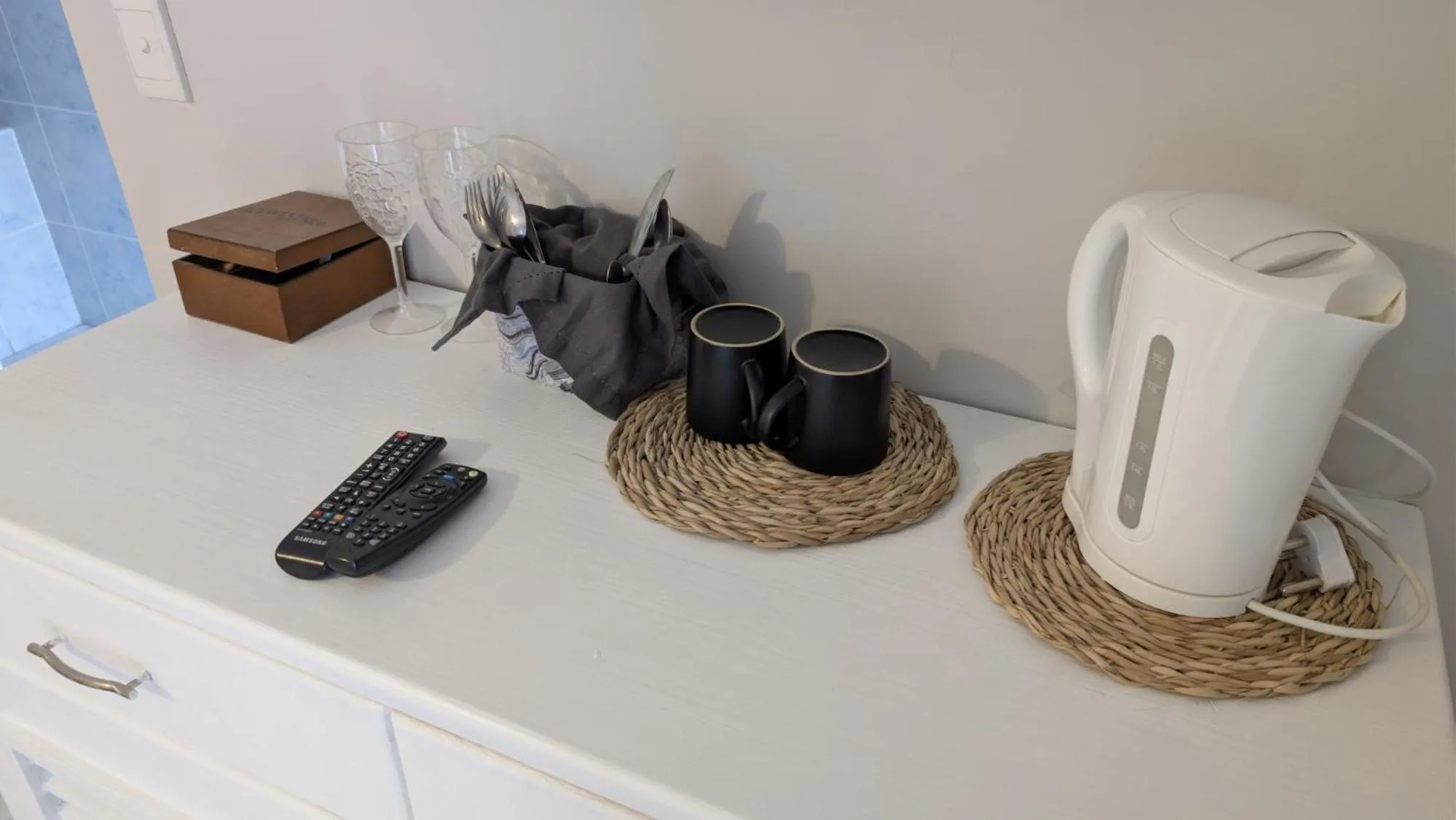 Coffee/tea facilities in Amarachi Guesthouse