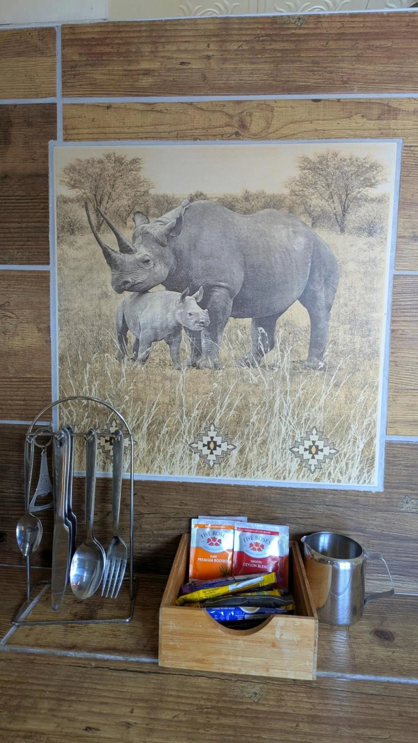 Decorative detail in Amarachi Guesthouse