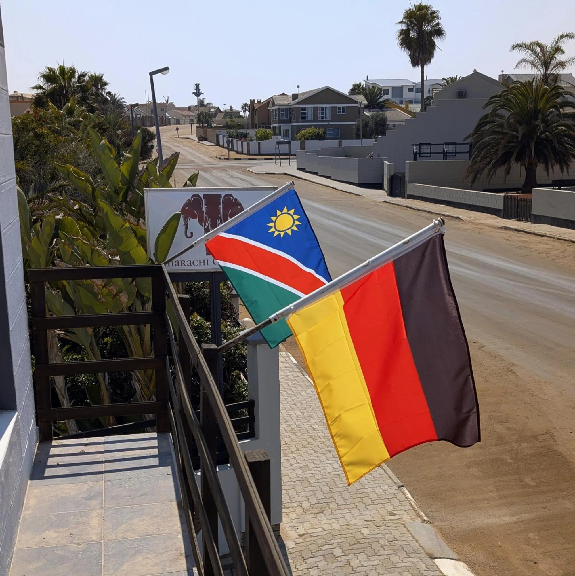 Facade/entrance in Amarachi Guesthouse