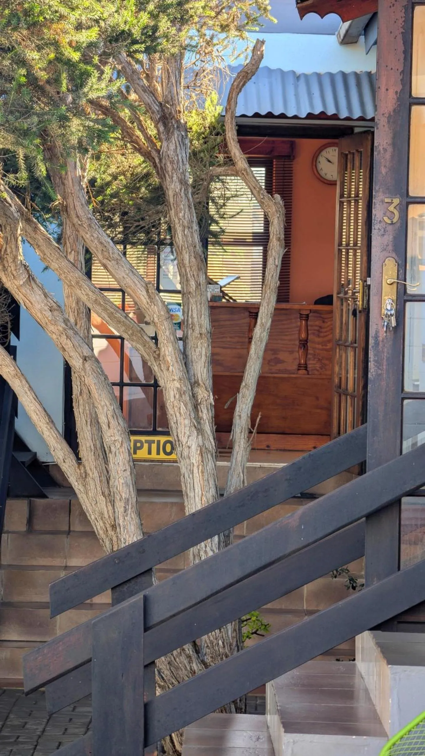 Inner courtyard view in Amarachi Guesthouse