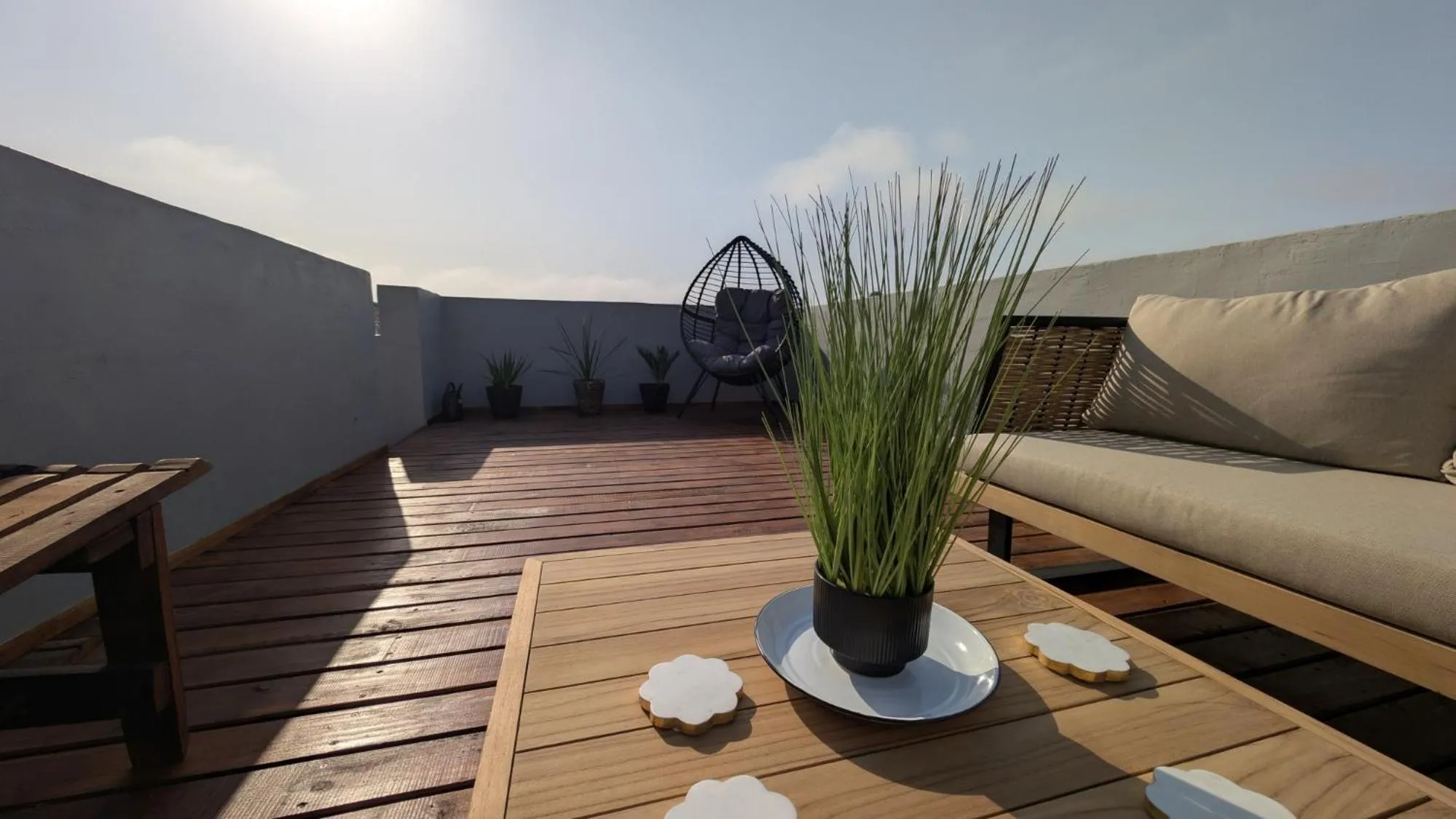 Balcony/Terrace in Amarachi Guesthouse