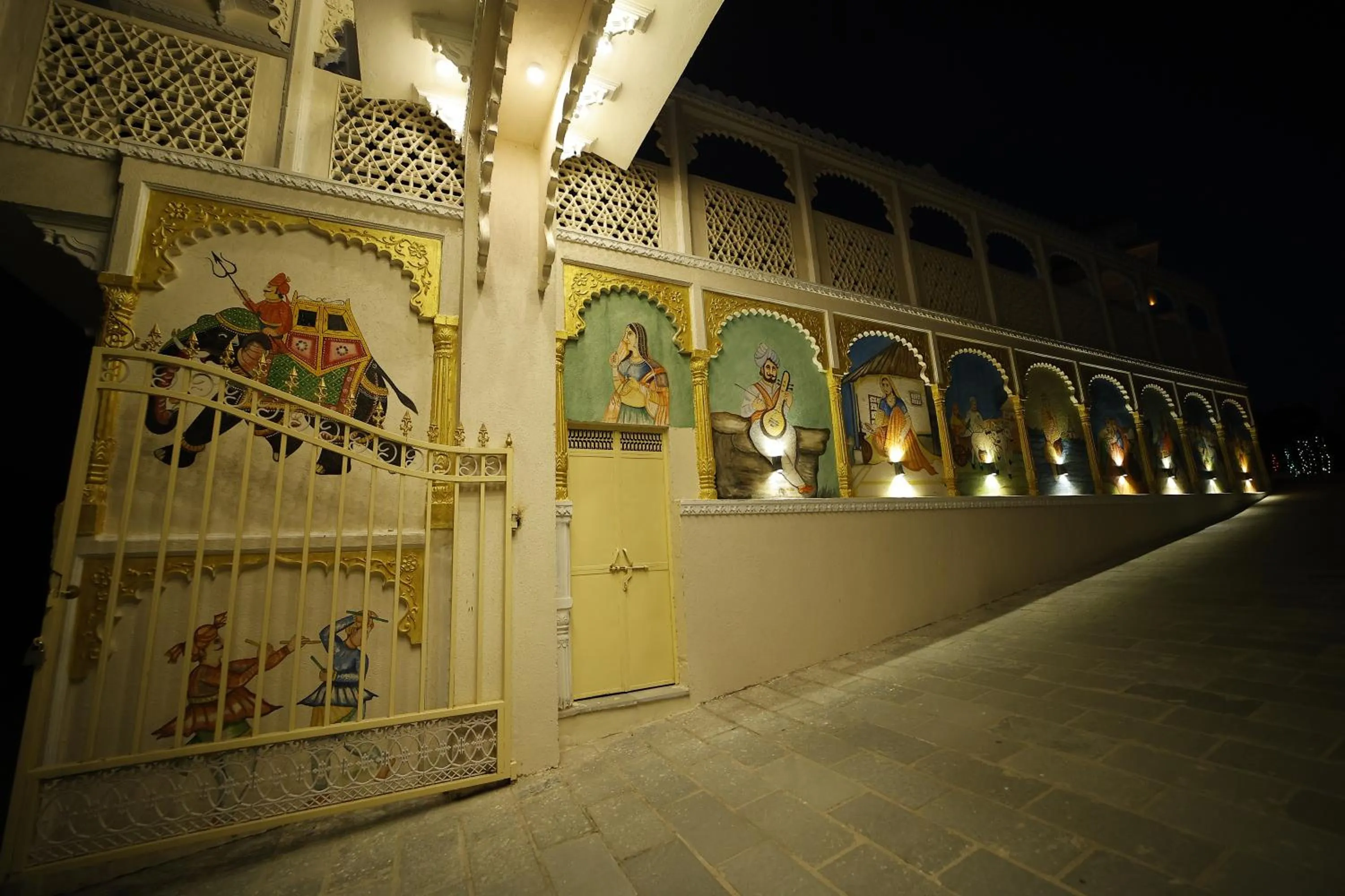 Facade/entrance in The Kumbha Mahal Resort