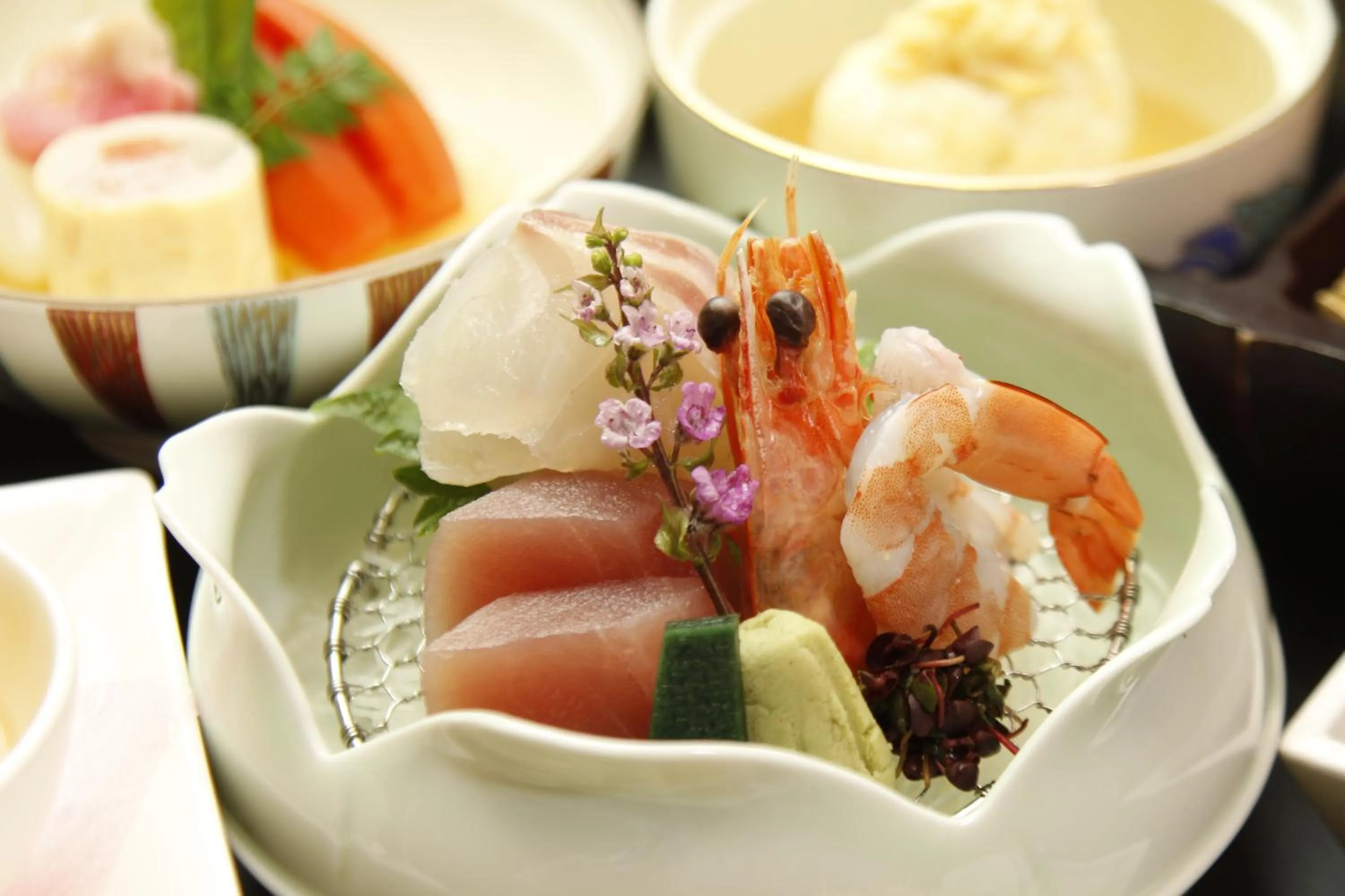 Food close-up in Kashikojima Park Hotel Michishio