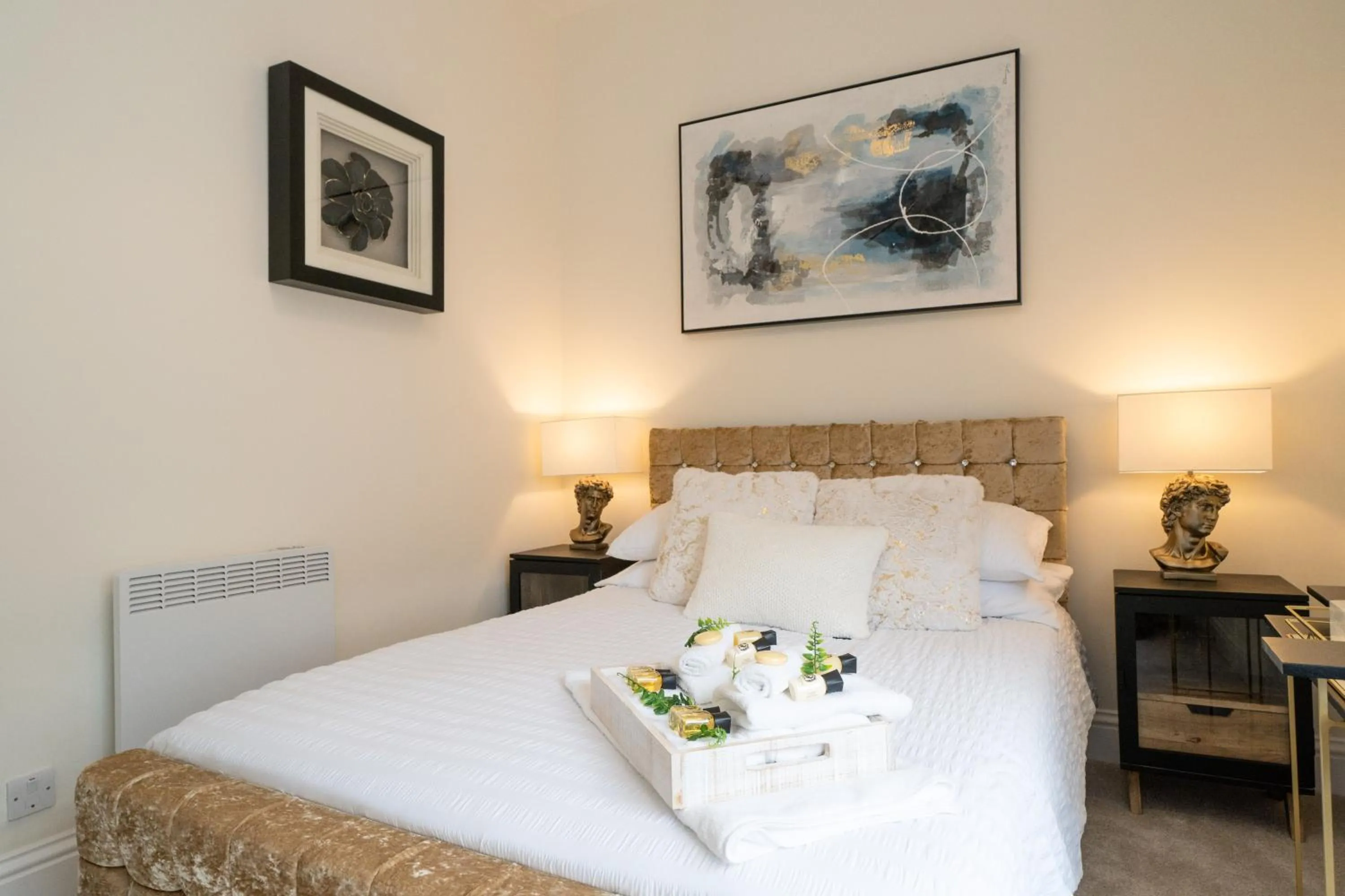 Bed in The Regal Apartment