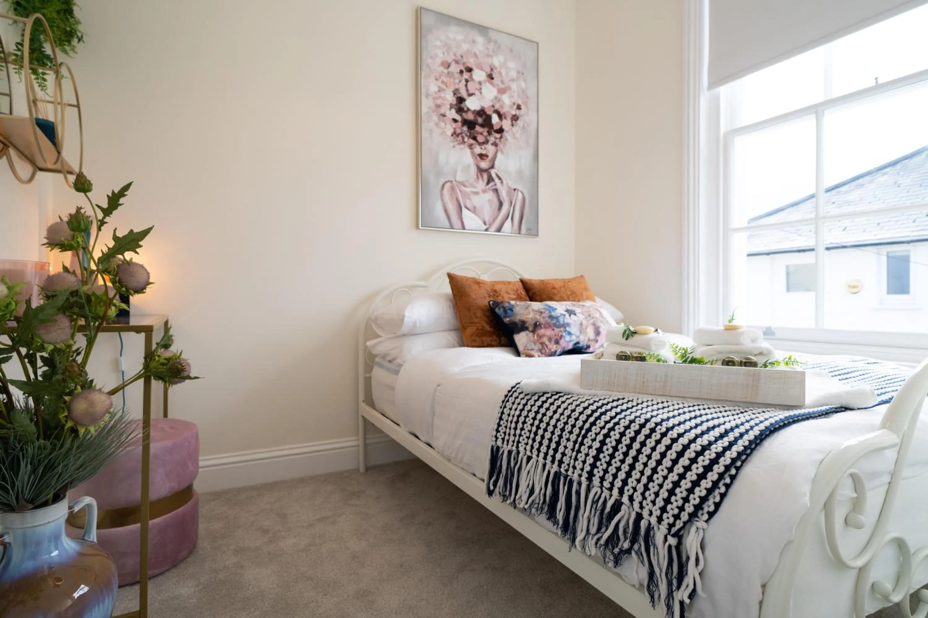 Bed in The Regal Apartment