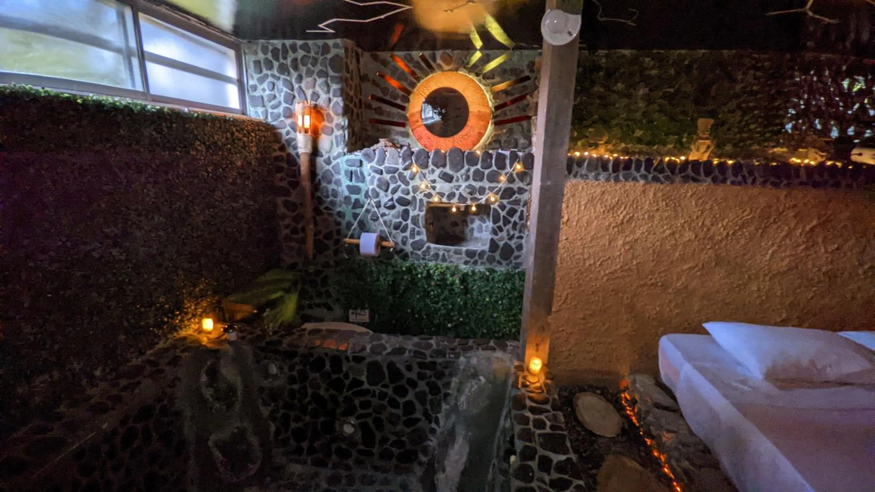 Bathroom, Bed in BioHotel Ecohouse