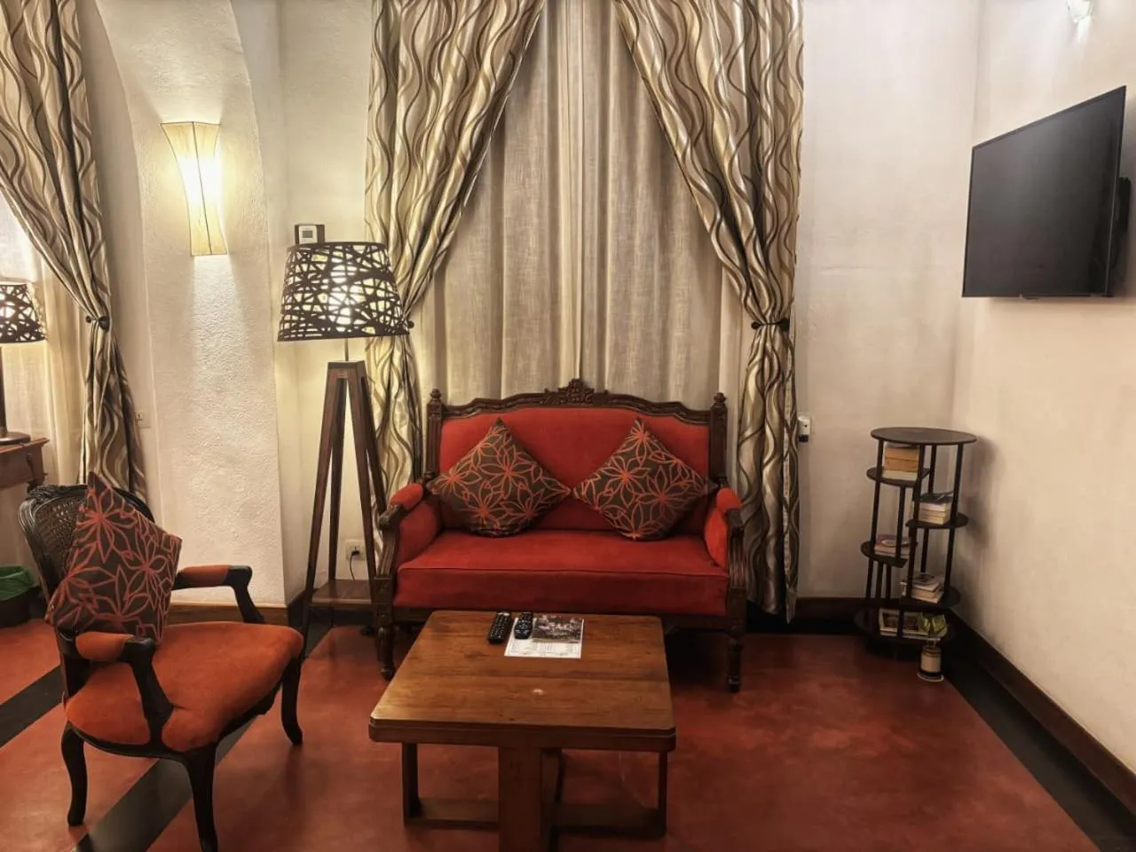 Living room in Palais De Mahe - A CGH Earth Experience