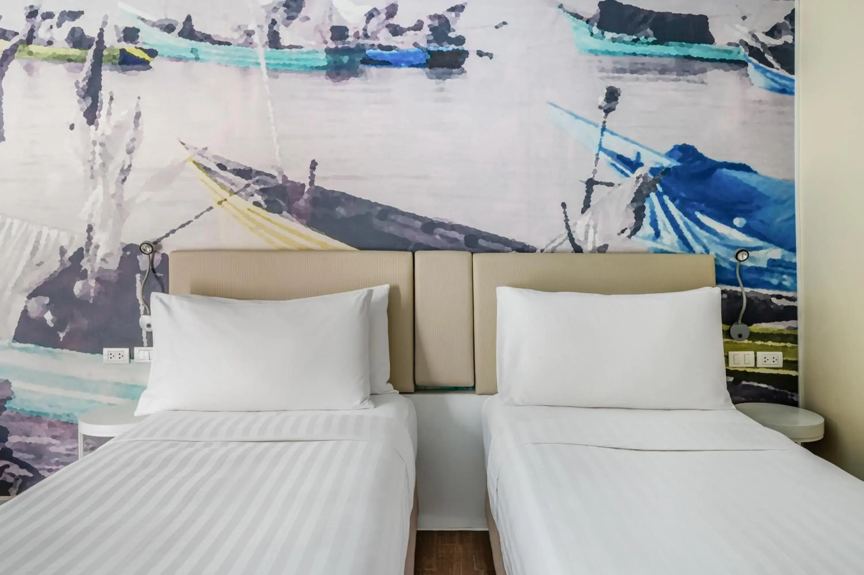 Bed in OZO Chaweng Samui Bed in OZO Chaweng Samui