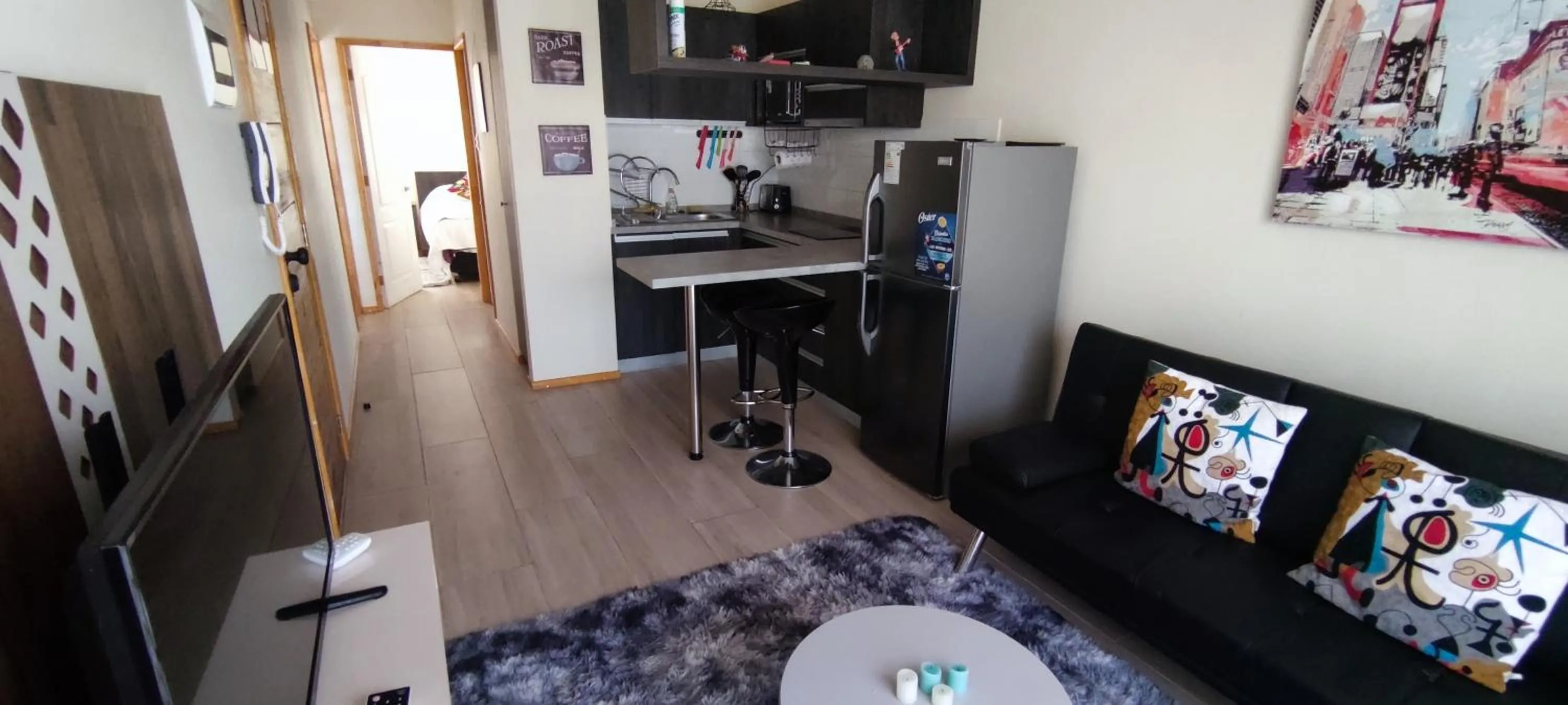 Kitchen or kitchenette in APART HOTEL EN BULNES