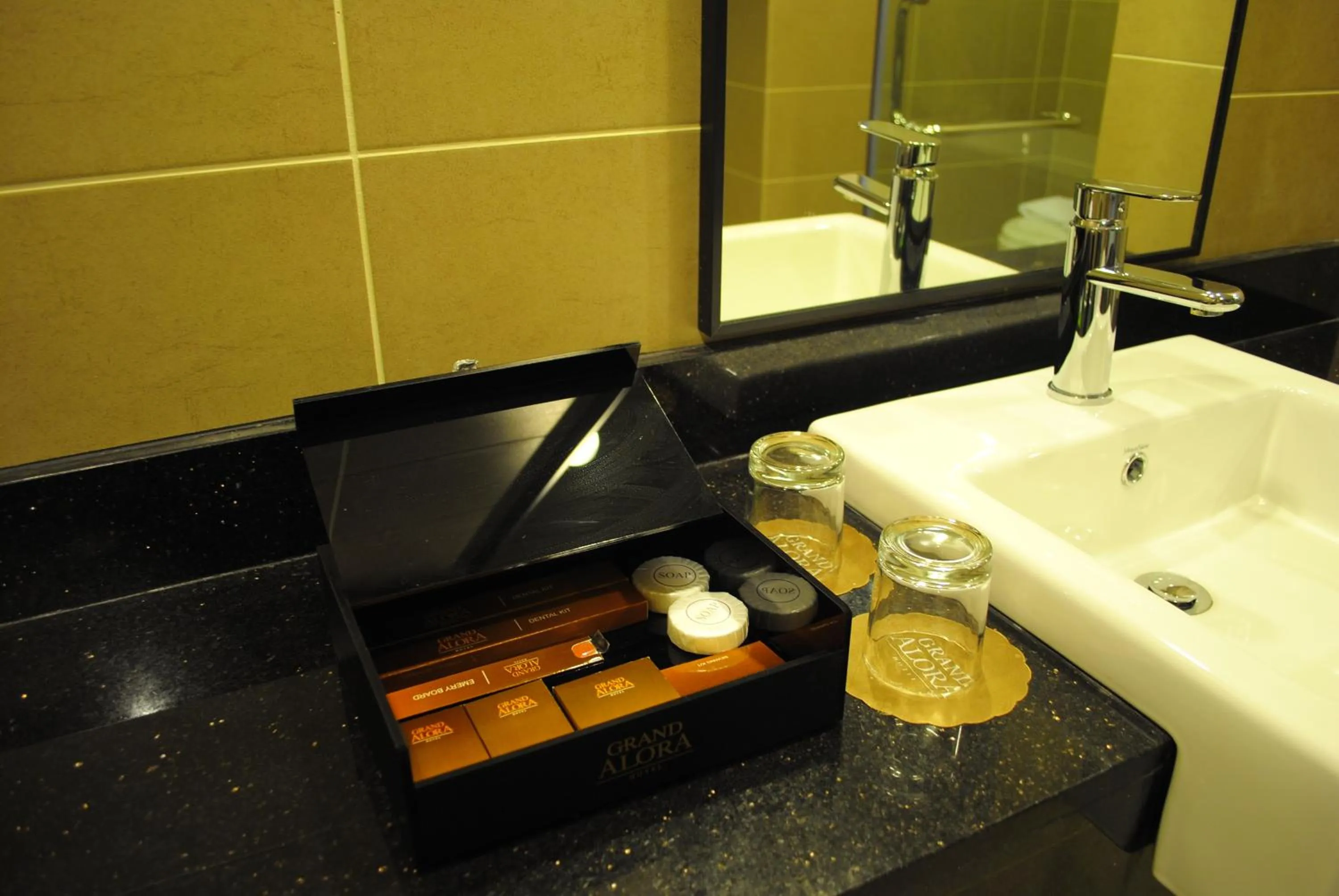 Bathroom in Grand Alora Hotel