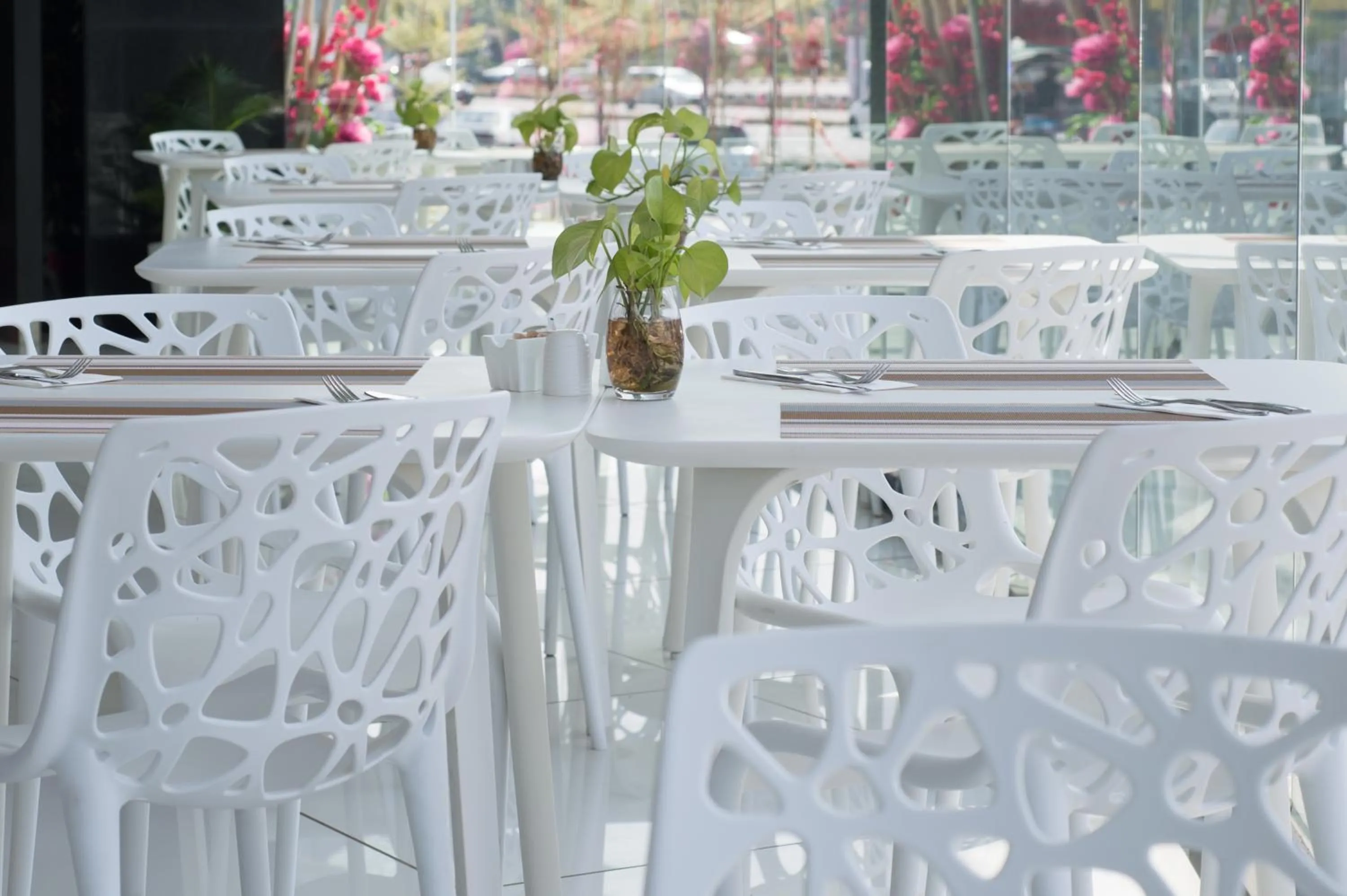 Dining area in Grand Alora Hotel