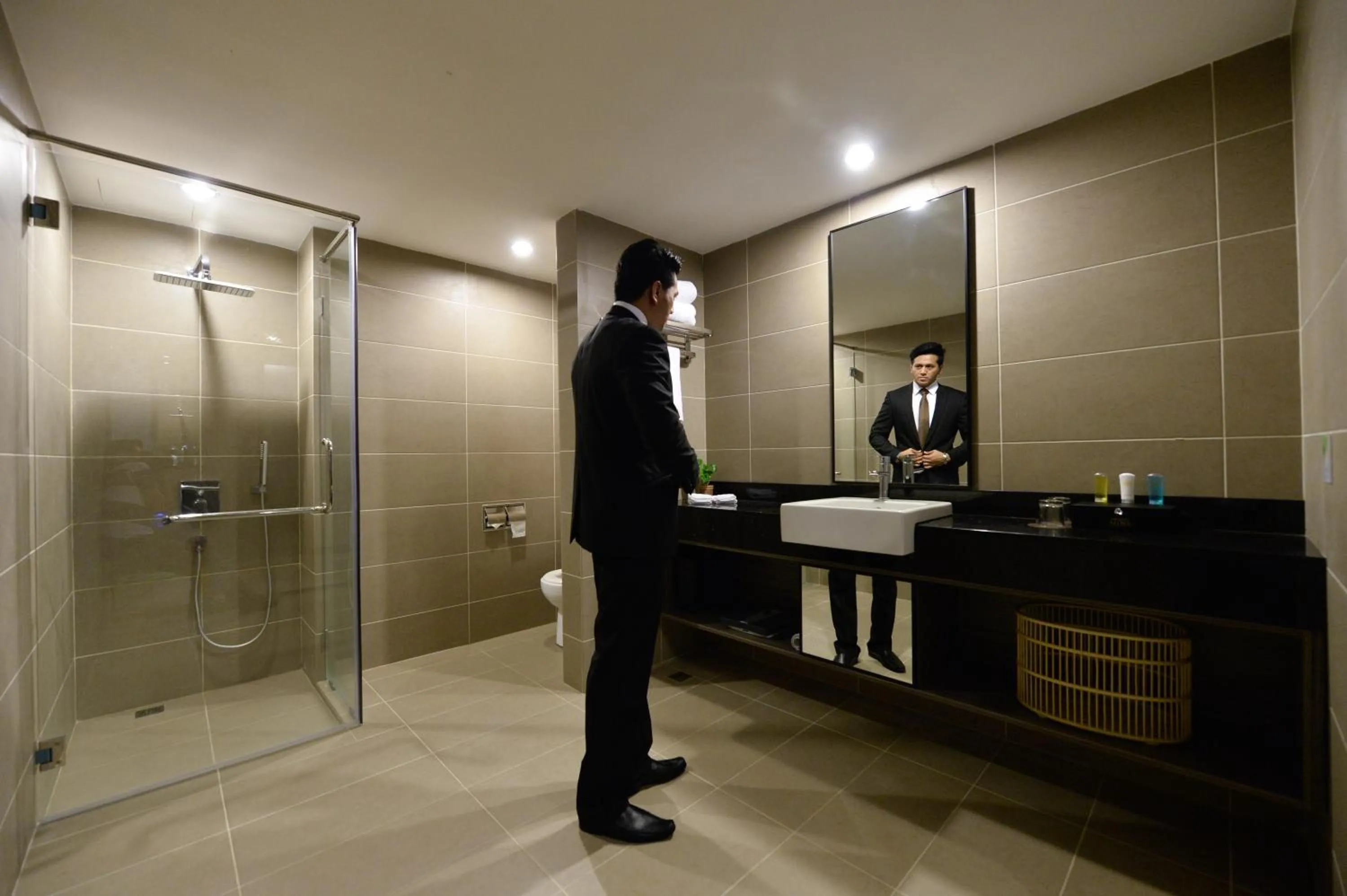 Bathroom in Grand Alora Hotel