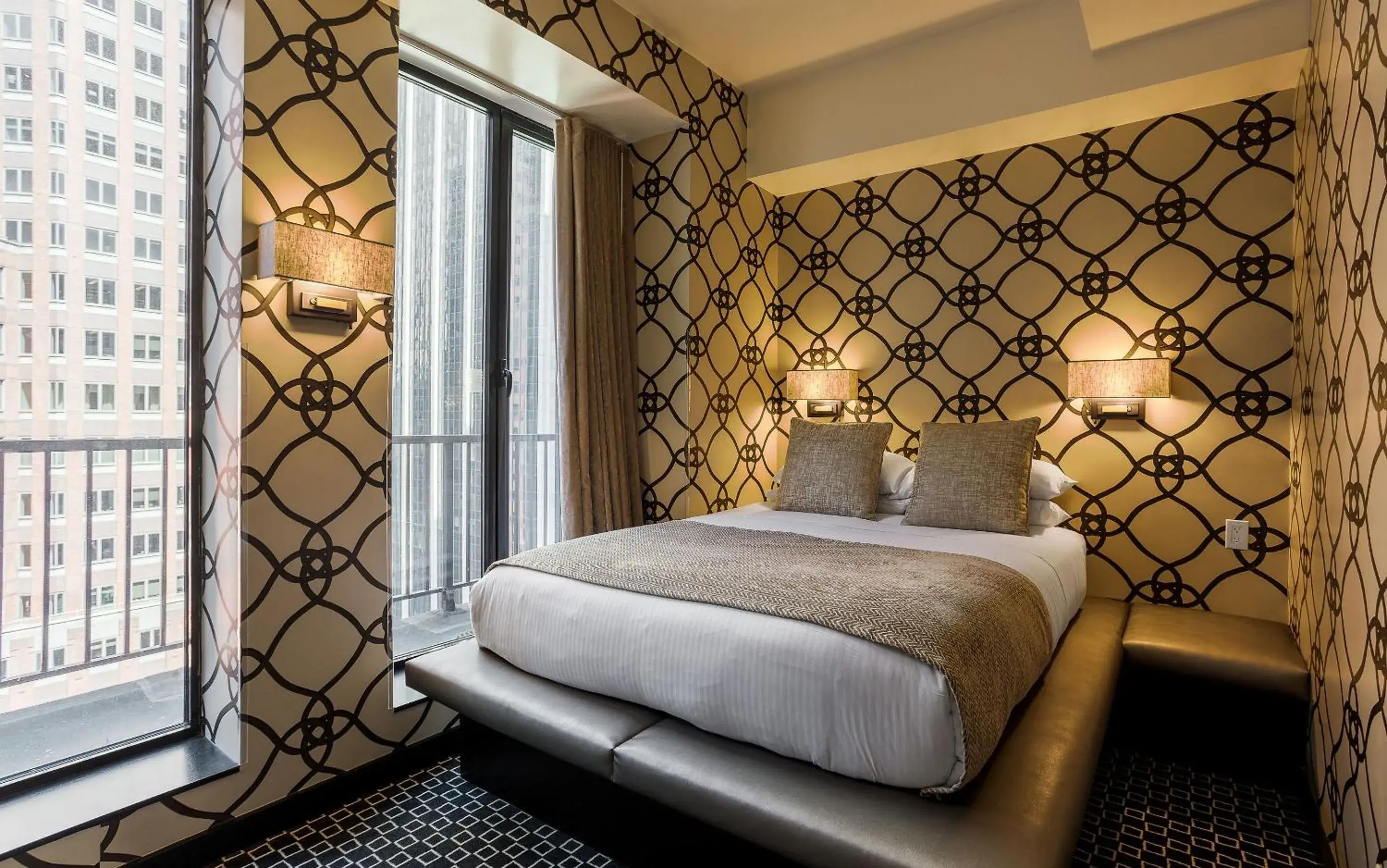 Bedroom in 45 Times Square Hotel Bedroom in 45 Times Square Hotel