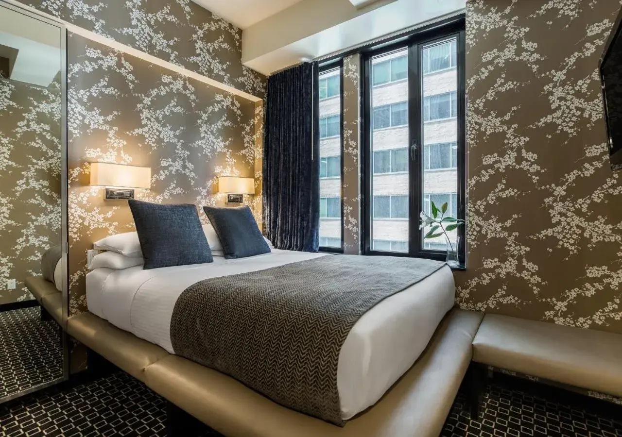 Bedroom in 45 Times Square Hotel Bedroom in 45 Times Square Hotel